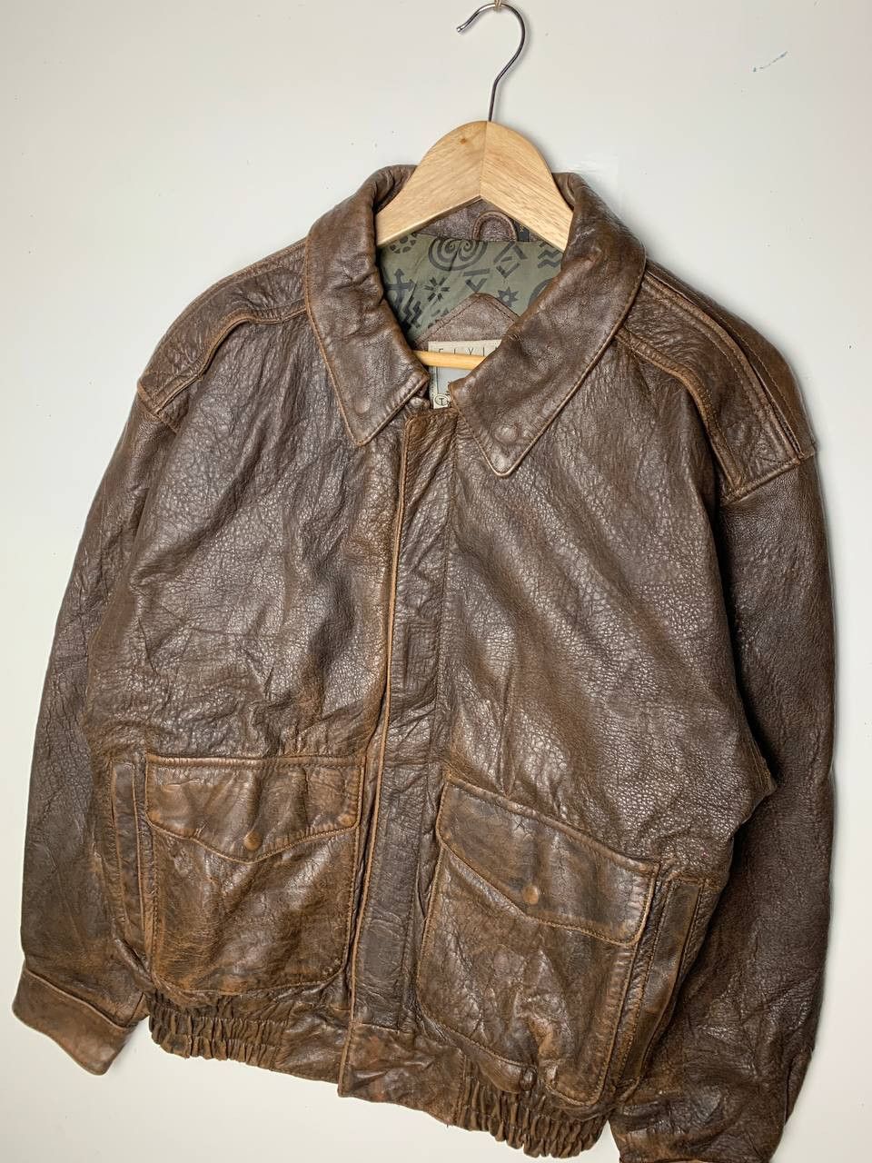 Vintage Flying Tigers Leather Jacket Size US M / EU 48-50 / 2 - 3 Thumbnail