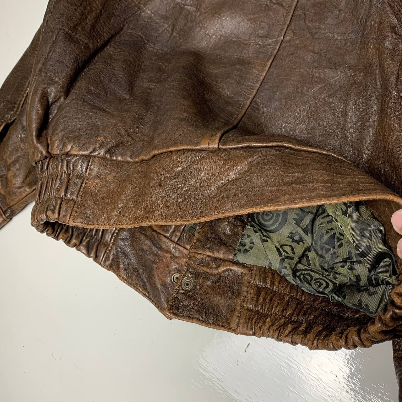 Vintage Flying Tigers Leather Jacket Size US M / EU 48-50 / 2 - 7 Thumbnail