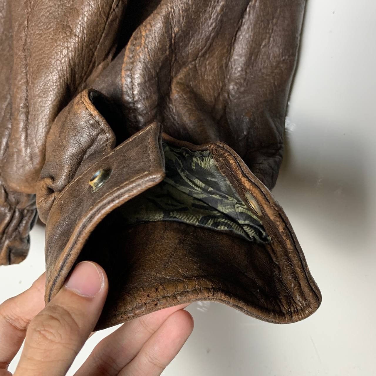 Vintage Flying Tigers Leather Jacket Size US M / EU 48-50 / 2 - 6 Thumbnail