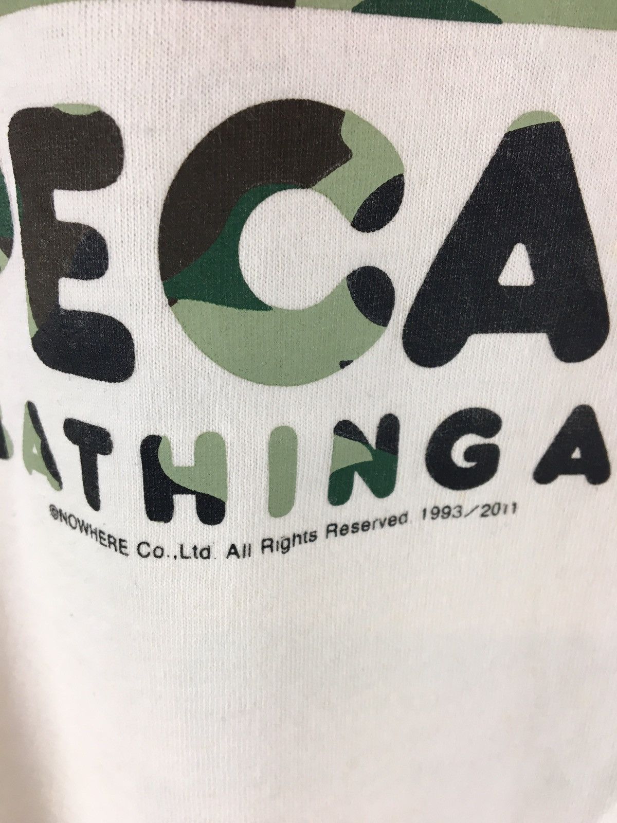 Bape 2011 Bape Milo Camo Box Logo Print Tee Size US L / EU 52-54 / 3 - 5 Thumbnail