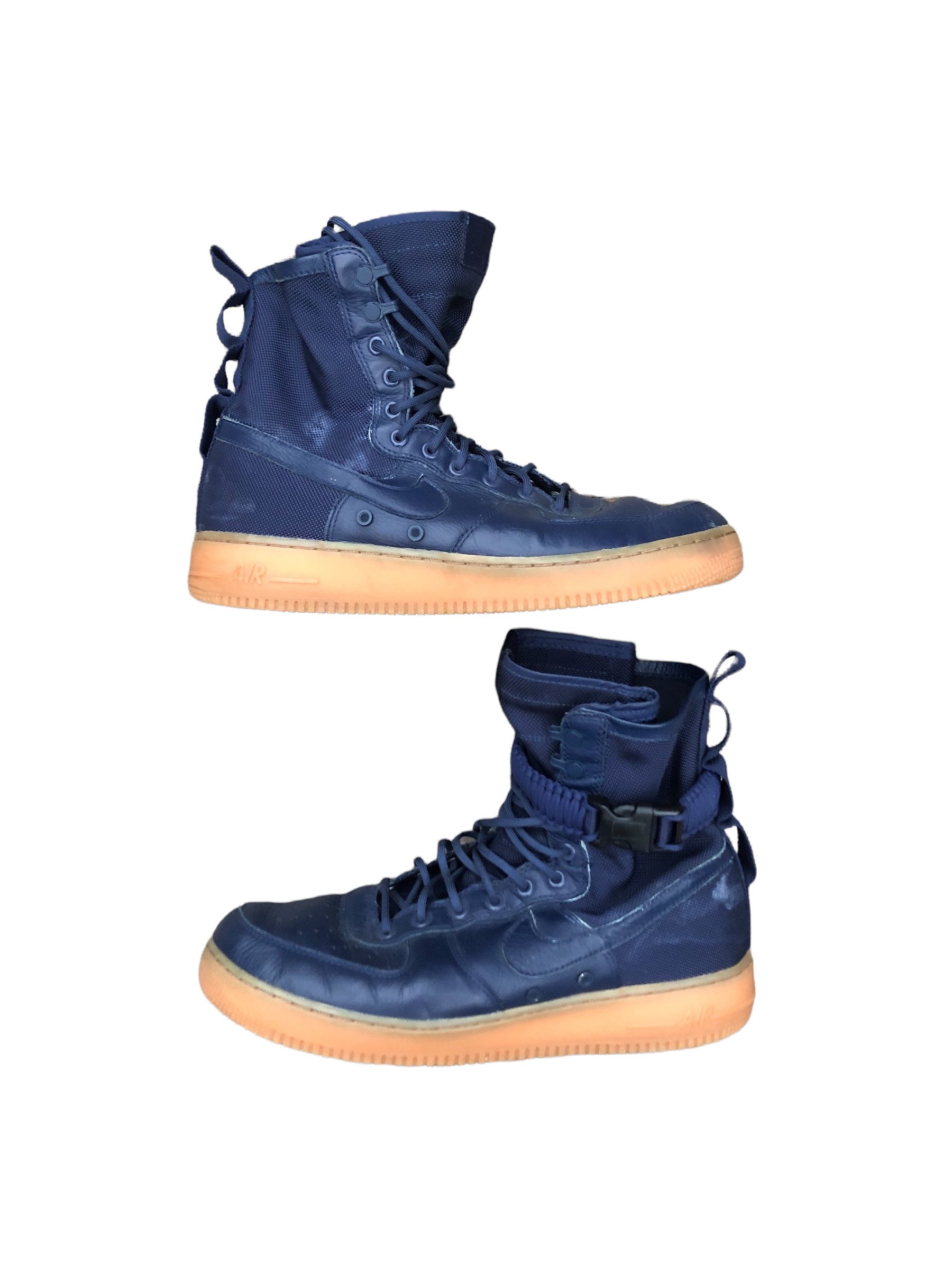 Nike Air Force 1 Navy Gum Grailed