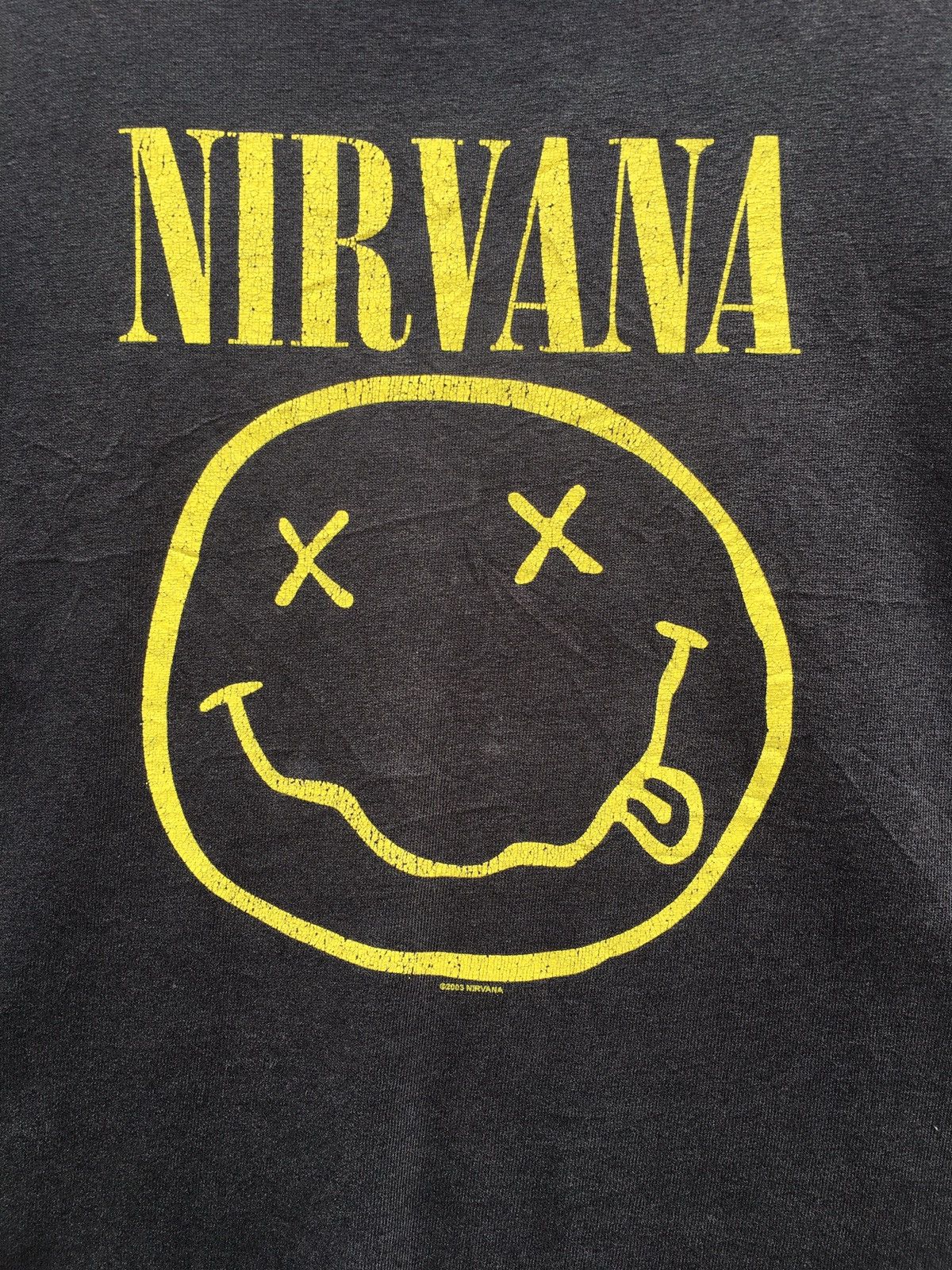 Band Tees Vintage Nirvana Kurt Cobain 2003 Anvil Tag Size US M / EU 48-50 / 2 - 9 Thumbnail