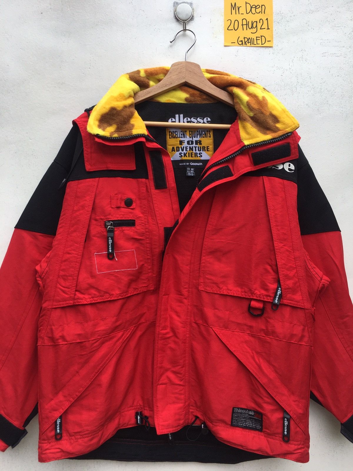 Ellesse Rare ELLESSE Thinsulate Jacket for Adventure Skier Size US L / EU 52-54 / 3 - 4 Thumbnail