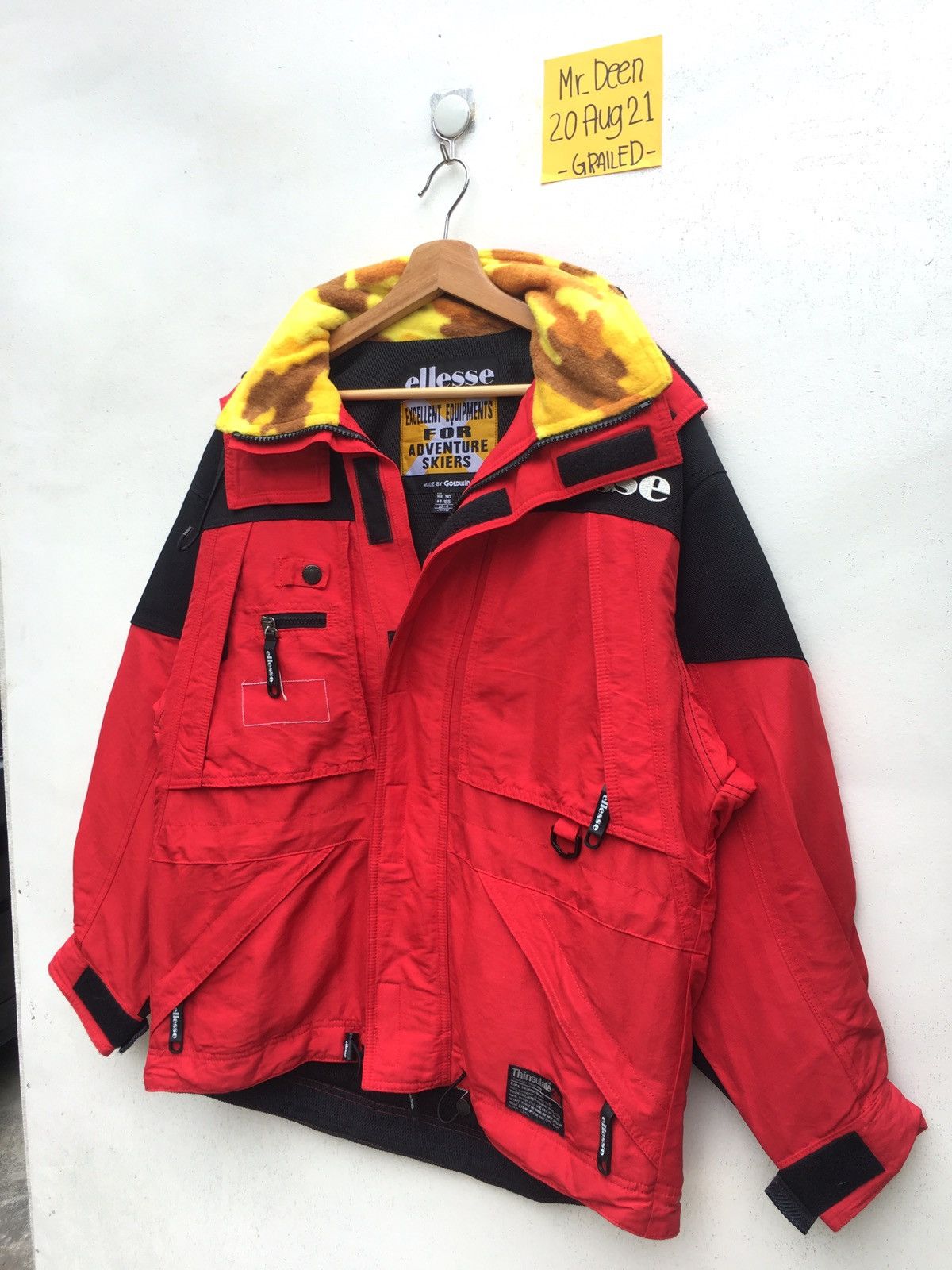Ellesse Rare ELLESSE Thinsulate Jacket for Adventure Skier Size US L / EU 52-54 / 3 - 3 Thumbnail