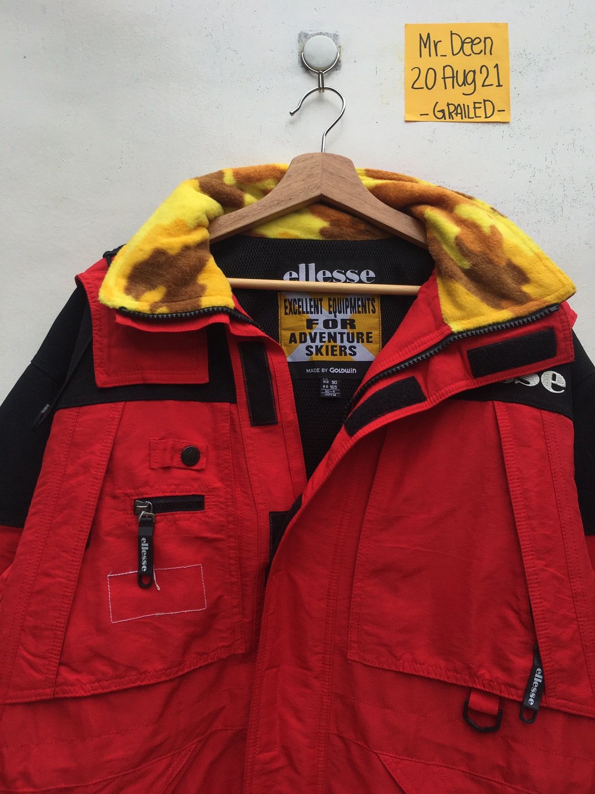 Ellesse Rare ELLESSE Thinsulate Jacket for Adventure Skier Size US L / EU 52-54 / 3 - 5 Thumbnail