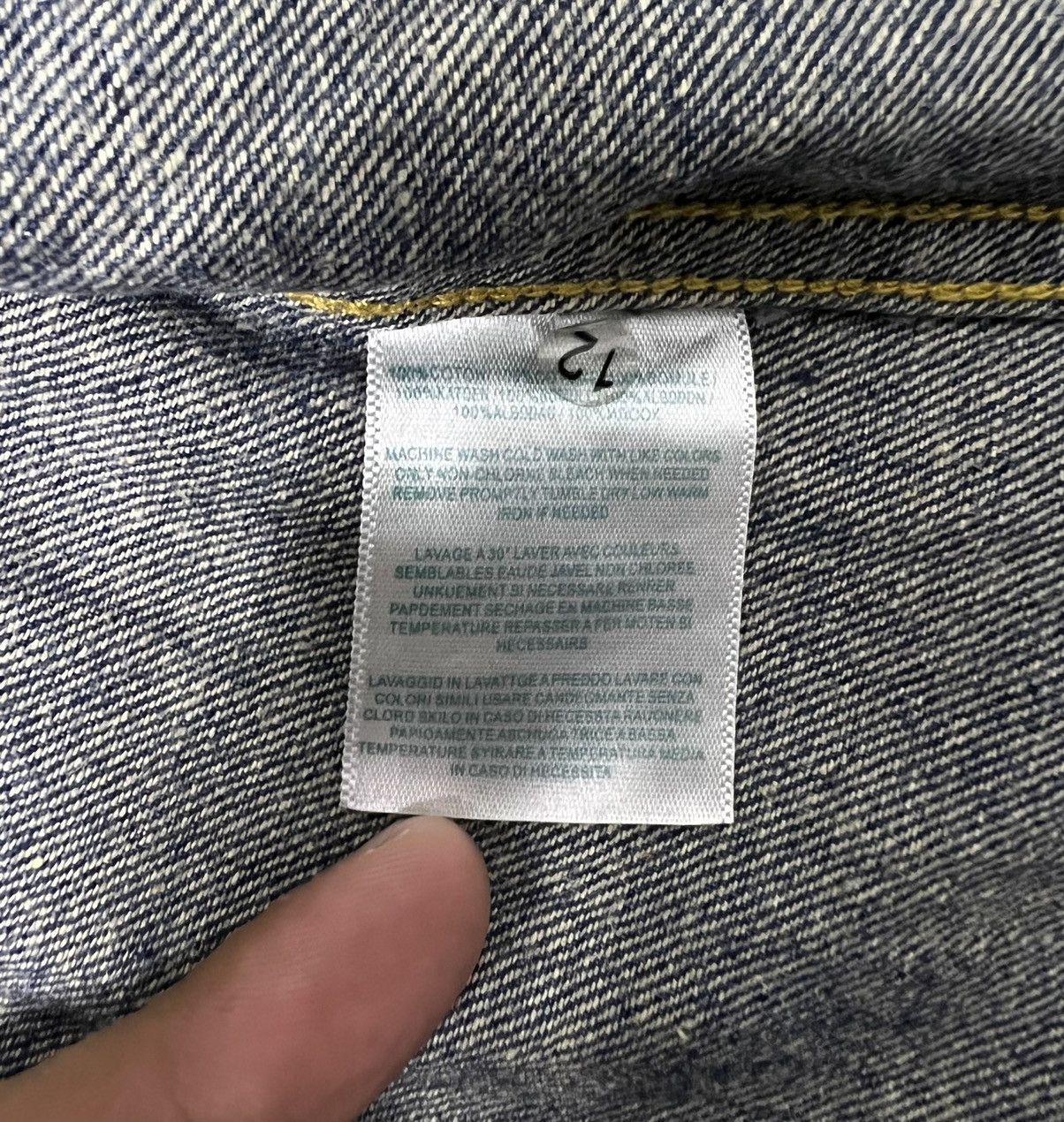 RRL Ralph Lauren RRL - Double RL - Western Denim Longsleeve Shirt Size US S / EU 44-46 / 1 - 13 Thumbnail