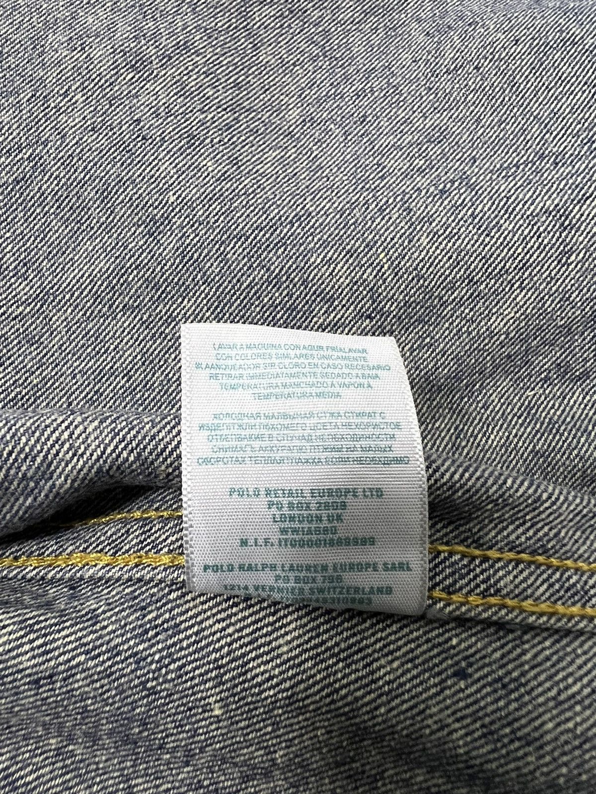 RRL Ralph Lauren RRL - Double RL - Western Denim Longsleeve Shirt Size US S / EU 44-46 / 1 - 14 Thumbnail