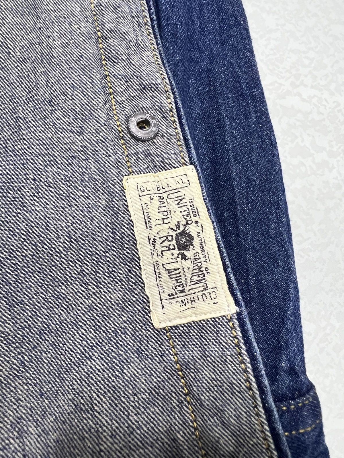 RRL Ralph Lauren RRL - Double RL - Western Denim Longsleeve Shirt Size US S / EU 44-46 / 1 - 12 Thumbnail