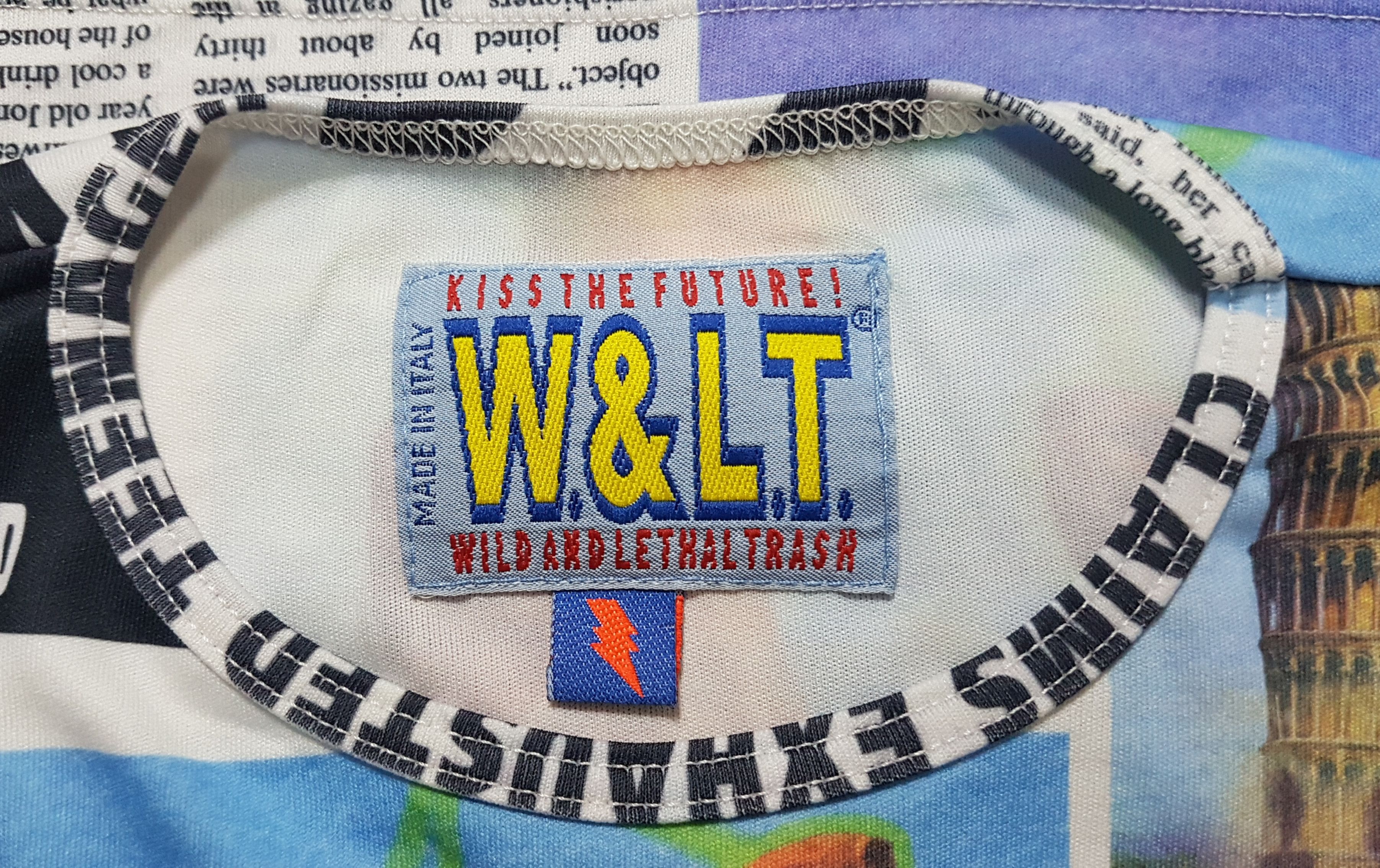 Walter Van Beirendonck W&LT Archive S/S 97' “Alien Newspaper Article” Shirt Size US S / EU 44-46 / 1 - 14 Thumbnail