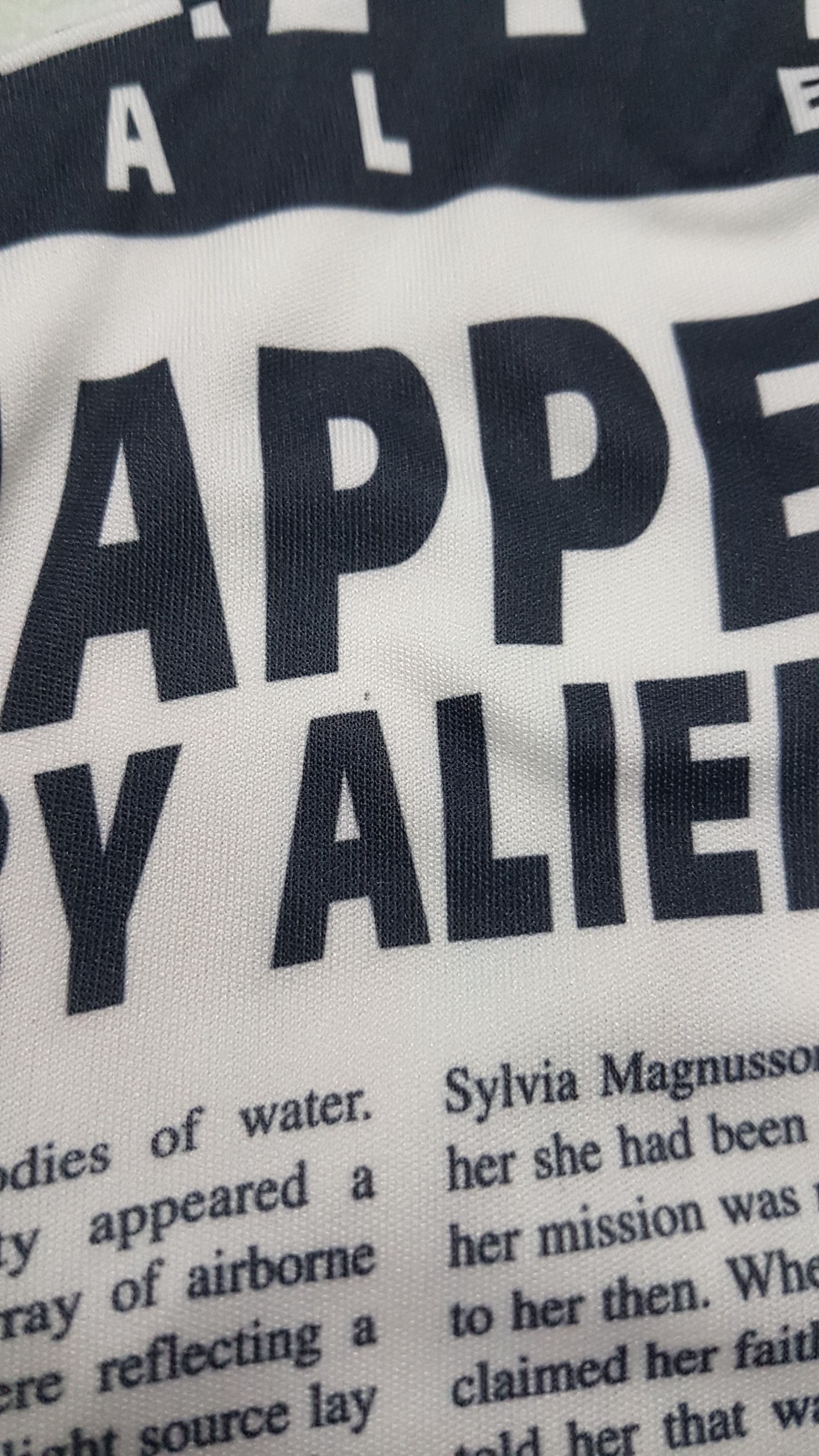 Walter Van Beirendonck W&LT Archive S/S 97' “Alien Newspaper Article” Shirt Size US S / EU 44-46 / 1 - 12 Thumbnail