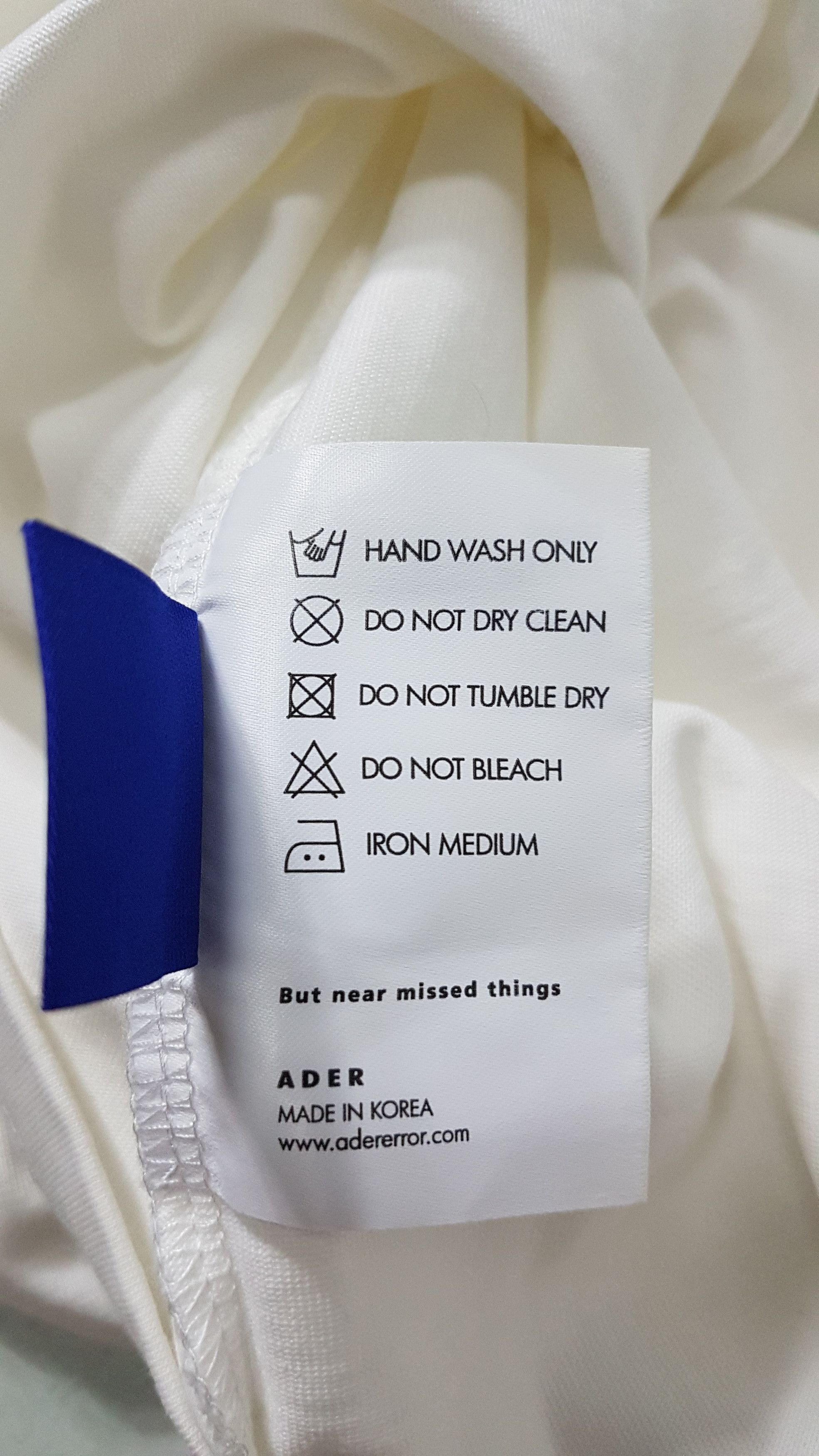 Ader Error Ader Error Fall-Winter 2020 Embroidered Logo T-Shirt Size US S / EU 44-46 / 1 - 9 Thumbnail