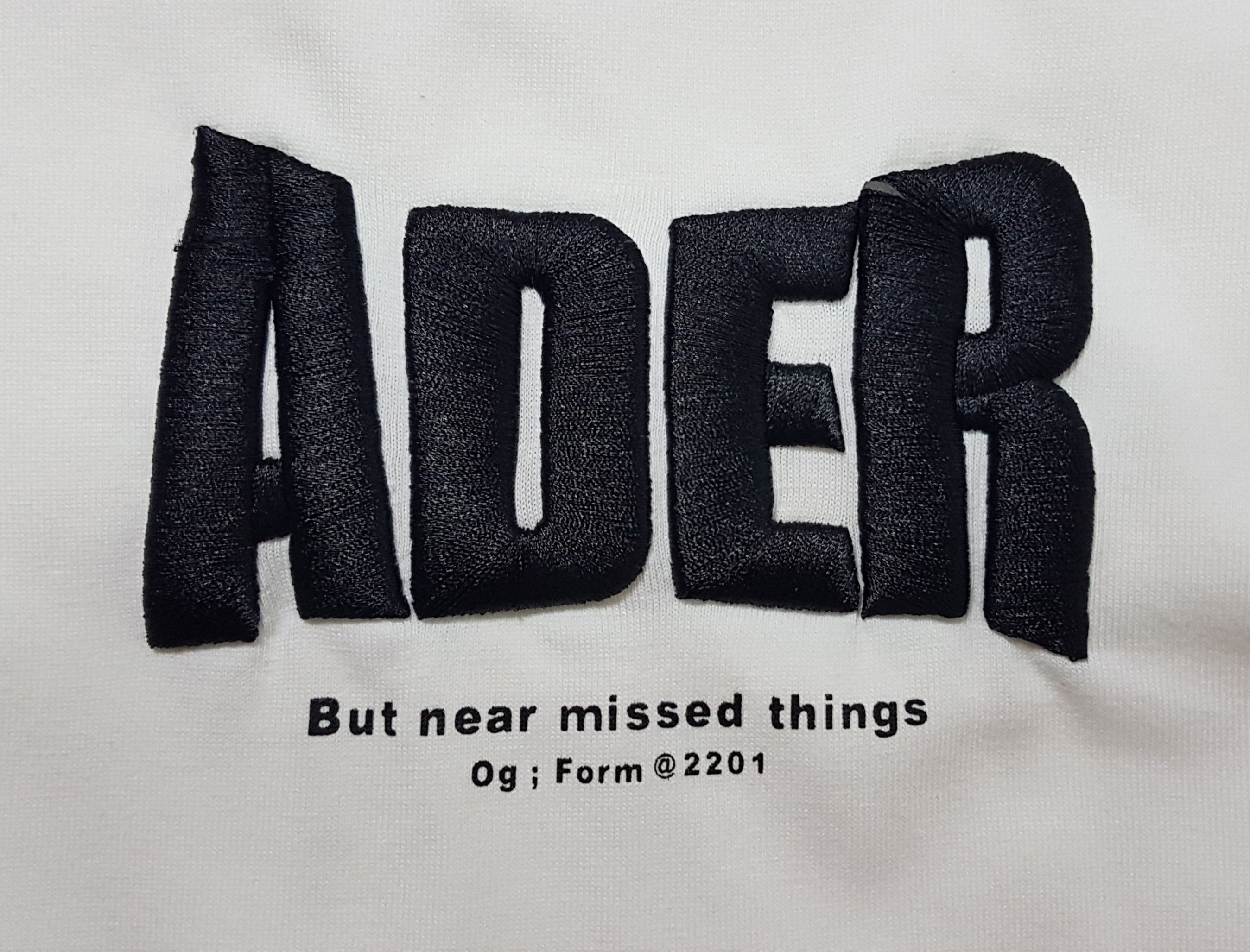 Ader Error Ader Error Fall-Winter 2020 Embroidered Logo T-Shirt Size US S / EU 44-46 / 1 - 7 Thumbnail