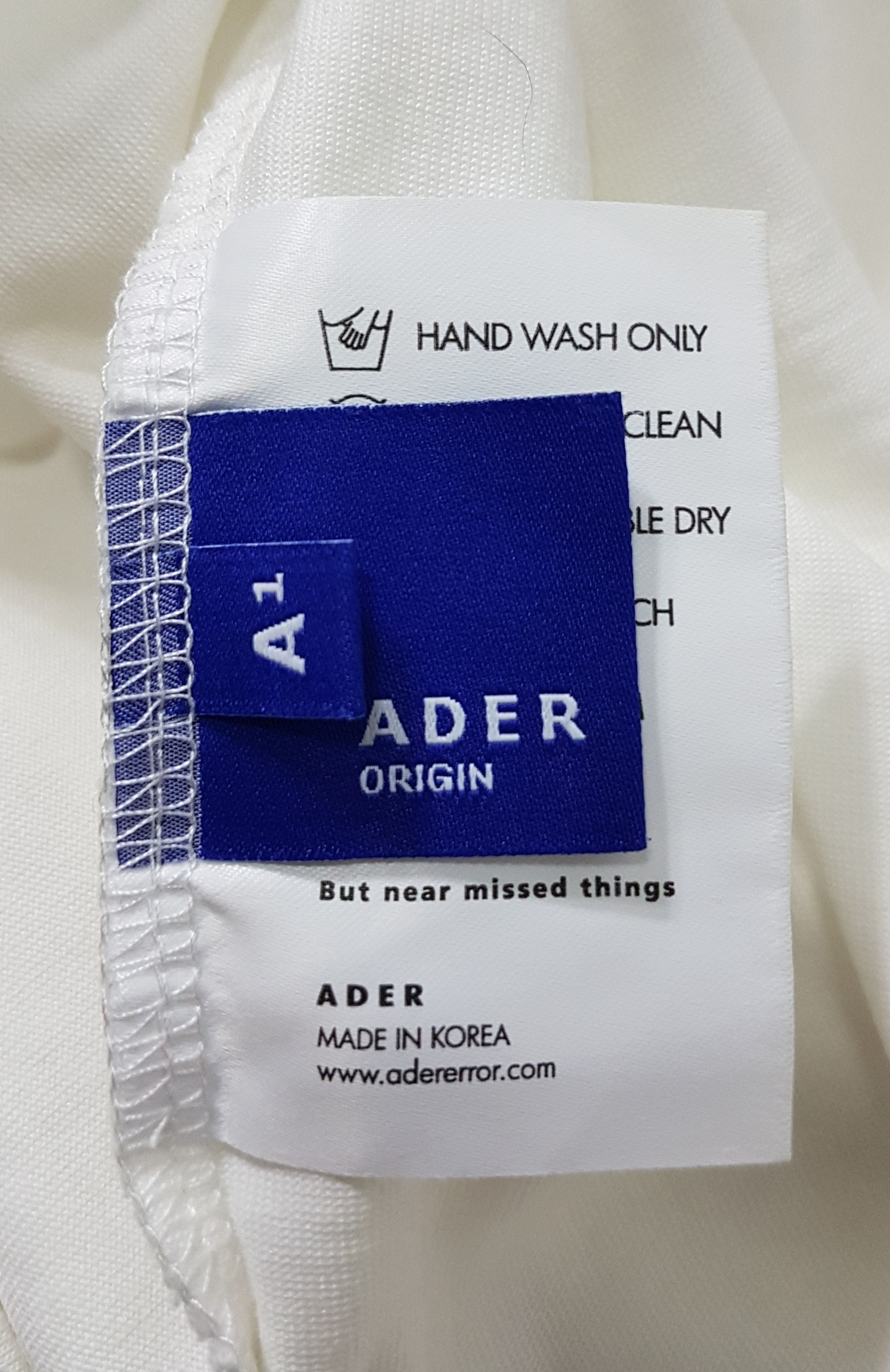 Ader Error Ader Error Fall-Winter 2020 Embroidered Logo T-Shirt Size US S / EU 44-46 / 1 - 8 Thumbnail