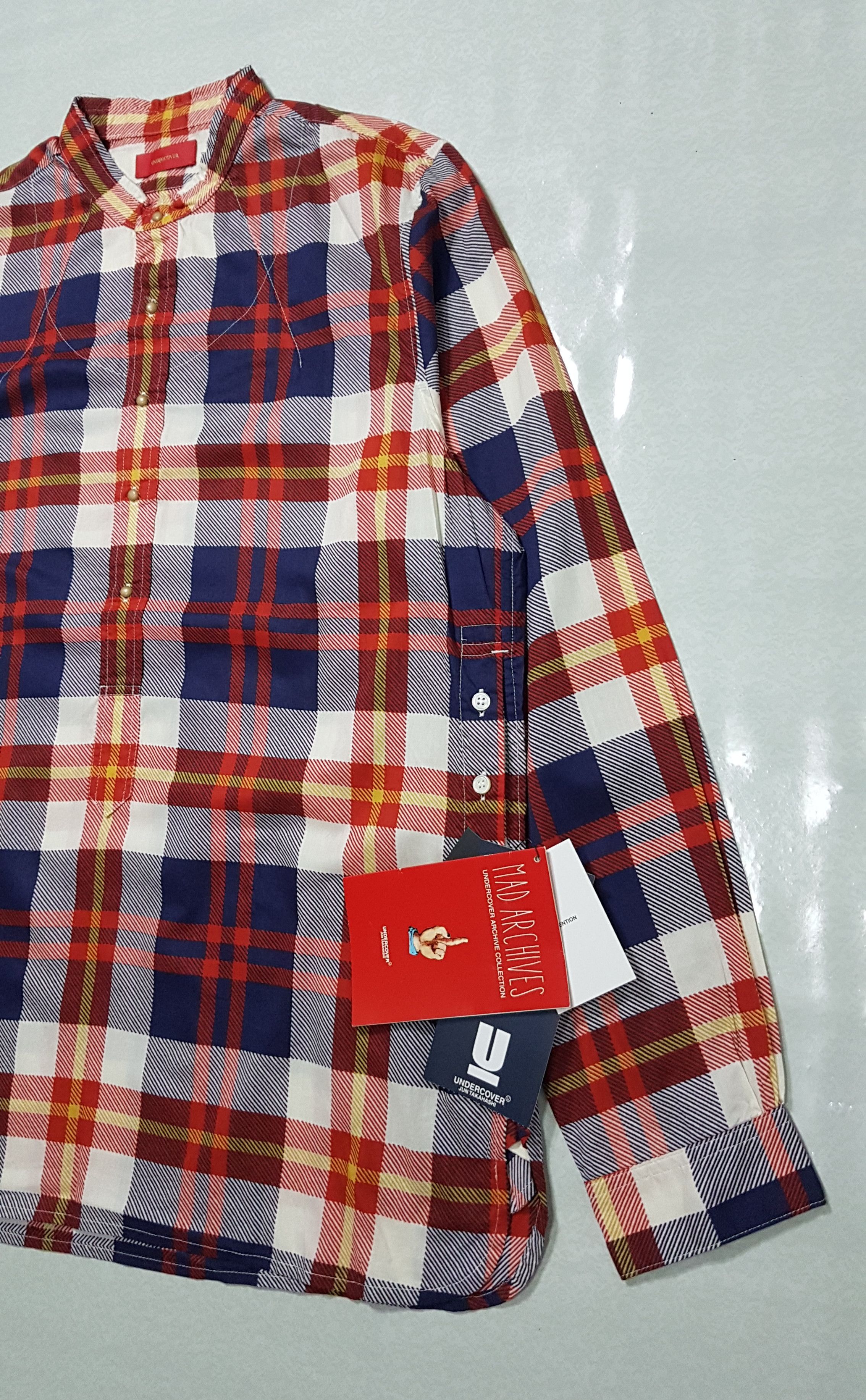Jun Takahashi Undercover Autumn-Winter 2015 Pullover Check Shirt Size US M / EU 48-50 / 2 - 4 Thumbnail