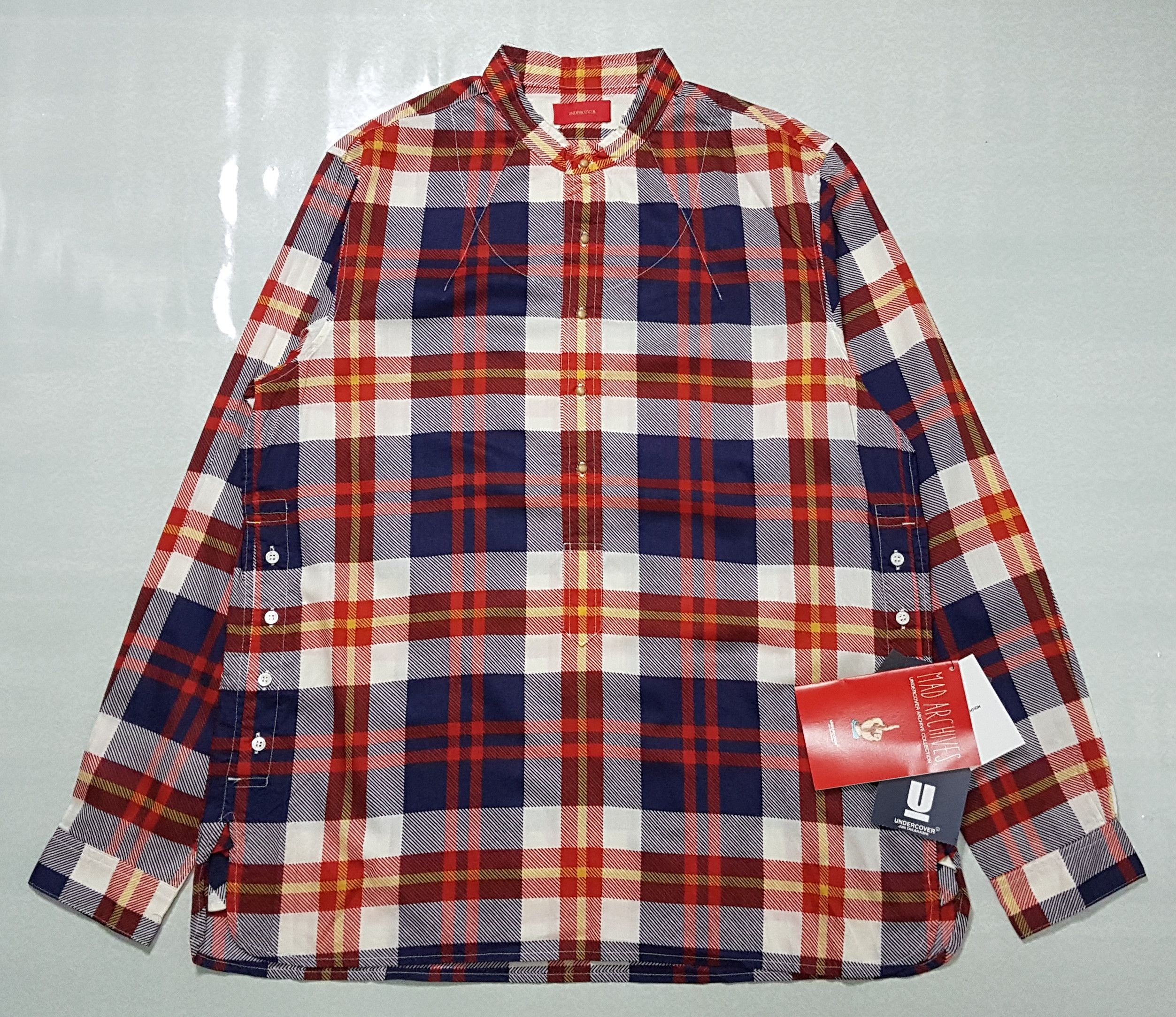Jun Takahashi Undercover Autumn-Winter 2015 Pullover Check Shirt Size US M / EU 48-50 / 2 - 1 Thumbnail