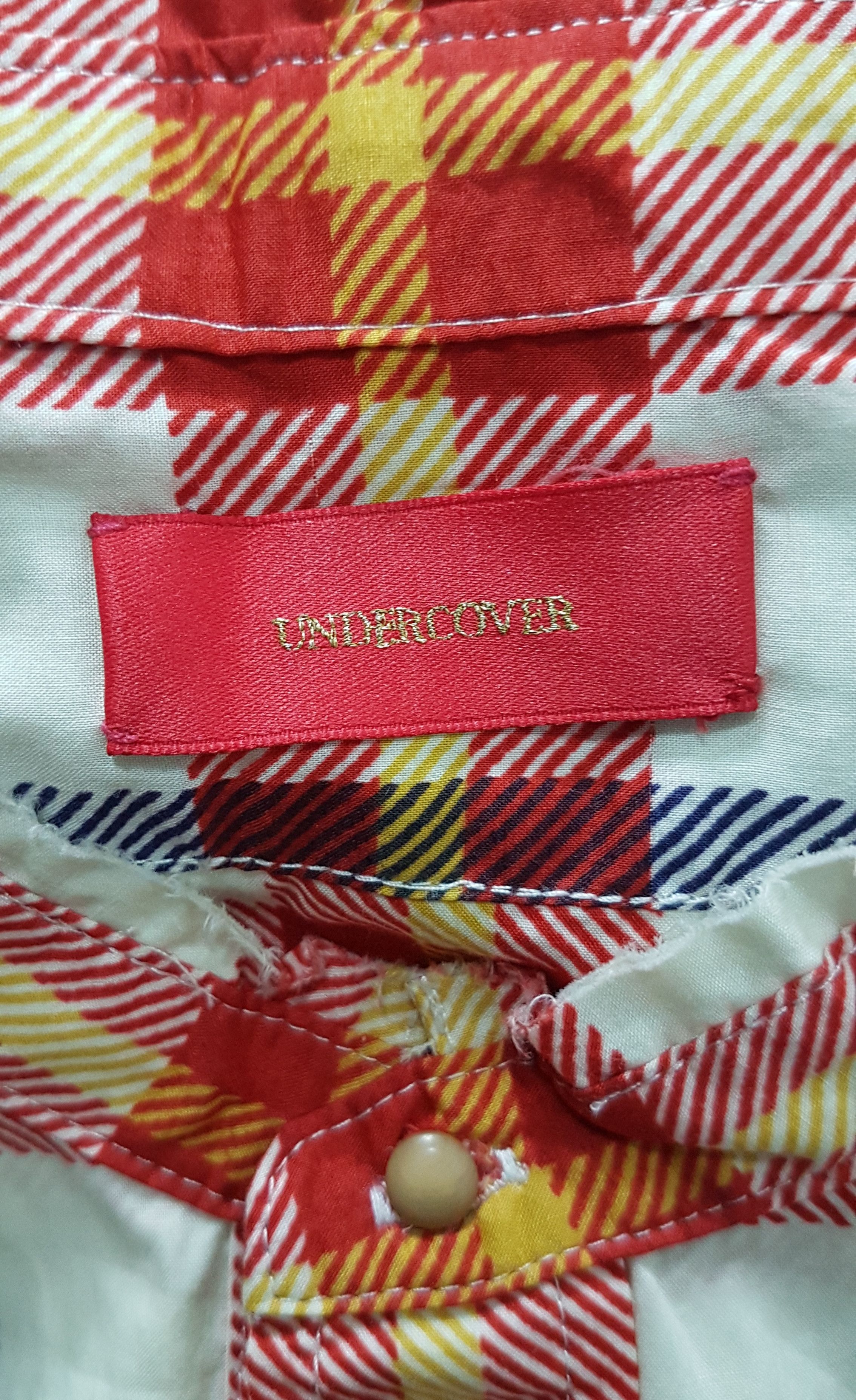 Jun Takahashi Undercover Autumn-Winter 2015 Pullover Check Shirt Size US M / EU 48-50 / 2 - 10 Thumbnail