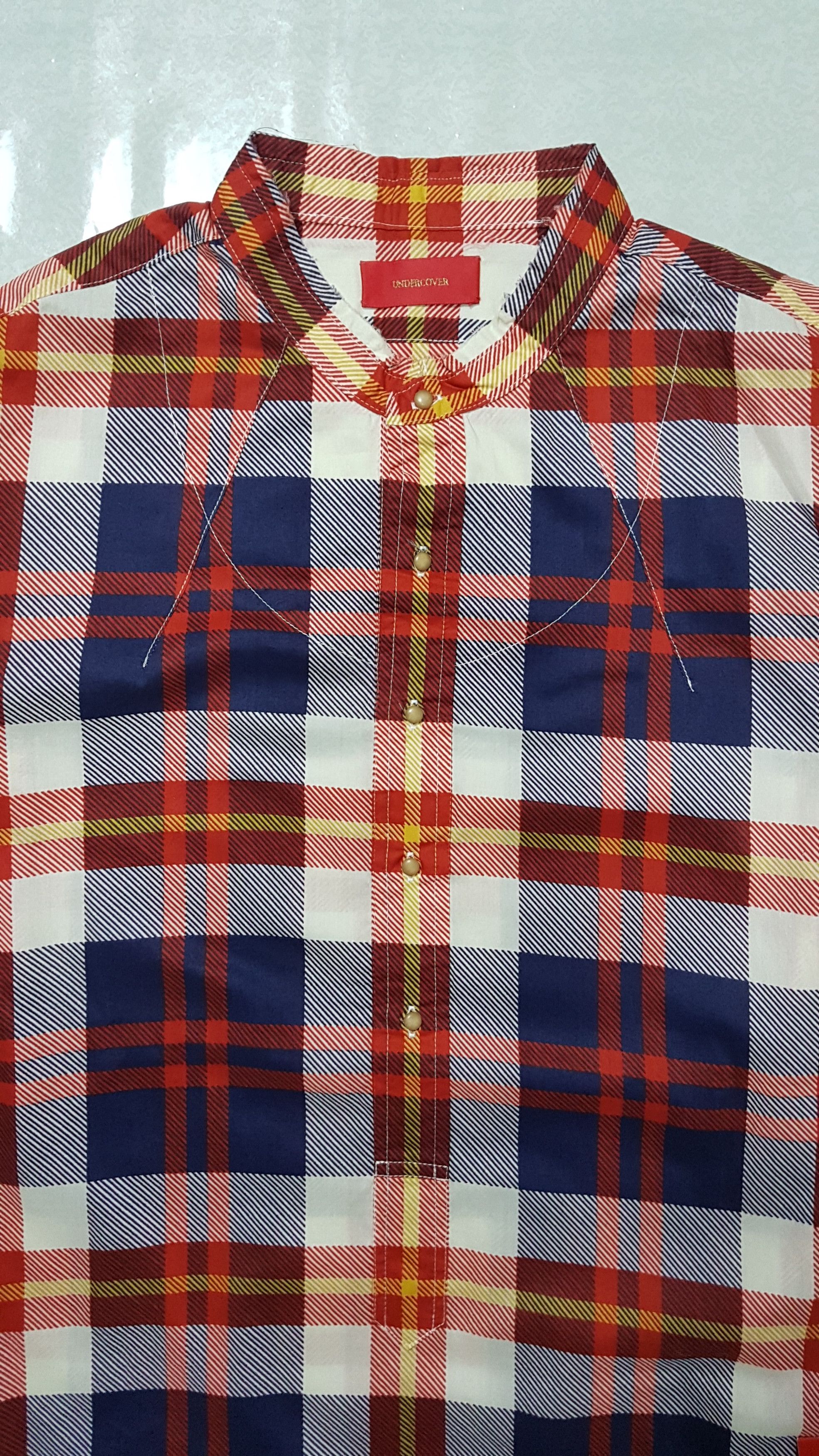 Jun Takahashi Undercover Autumn-Winter 2015 Pullover Check Shirt Size US M / EU 48-50 / 2 - 5 Thumbnail