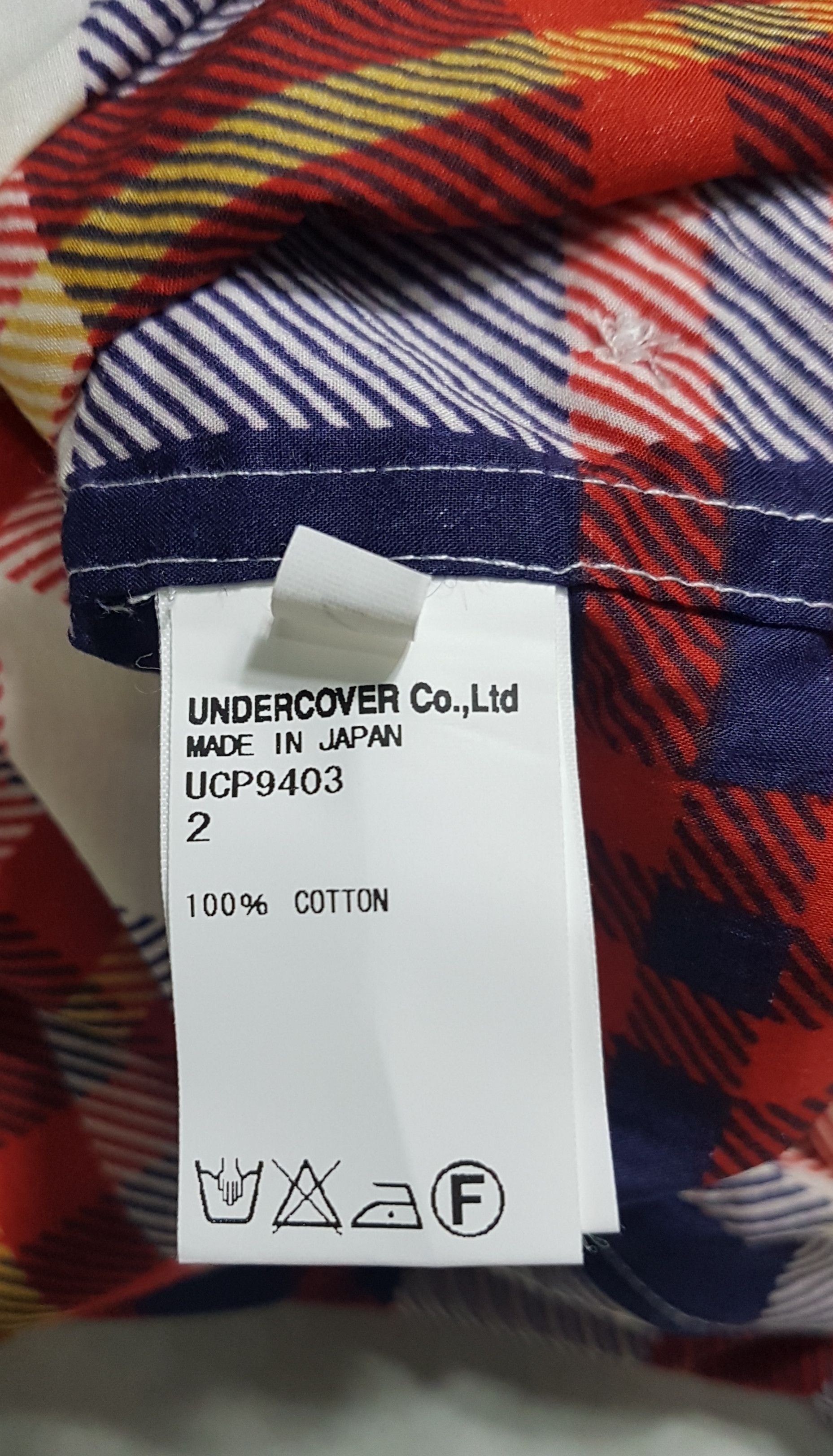 Jun Takahashi Undercover Autumn-Winter 2015 Pullover Check Shirt Size US M / EU 48-50 / 2 - 12 Thumbnail