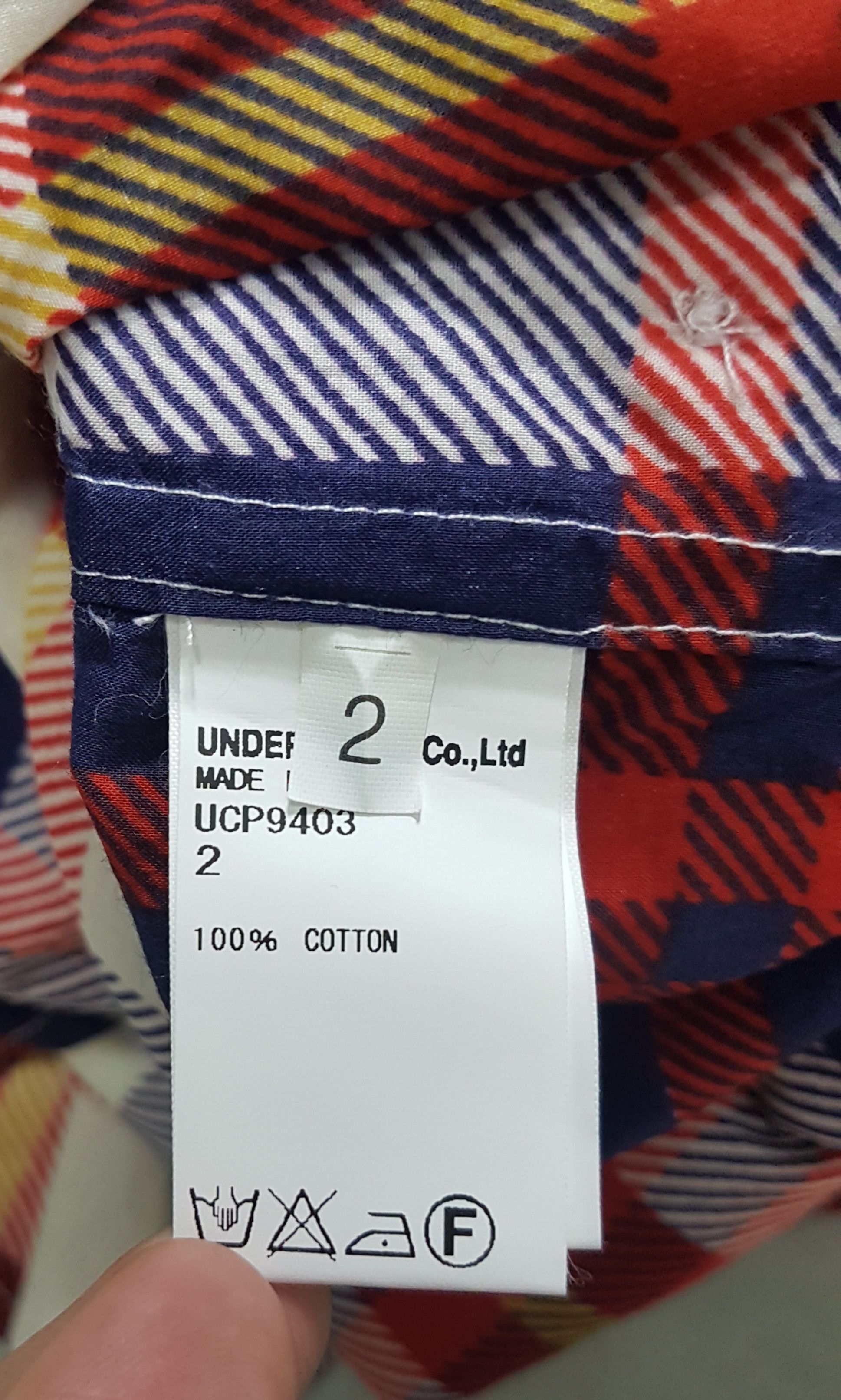 Jun Takahashi Undercover Autumn-Winter 2015 Pullover Check Shirt Size US M / EU 48-50 / 2 - 11 Thumbnail