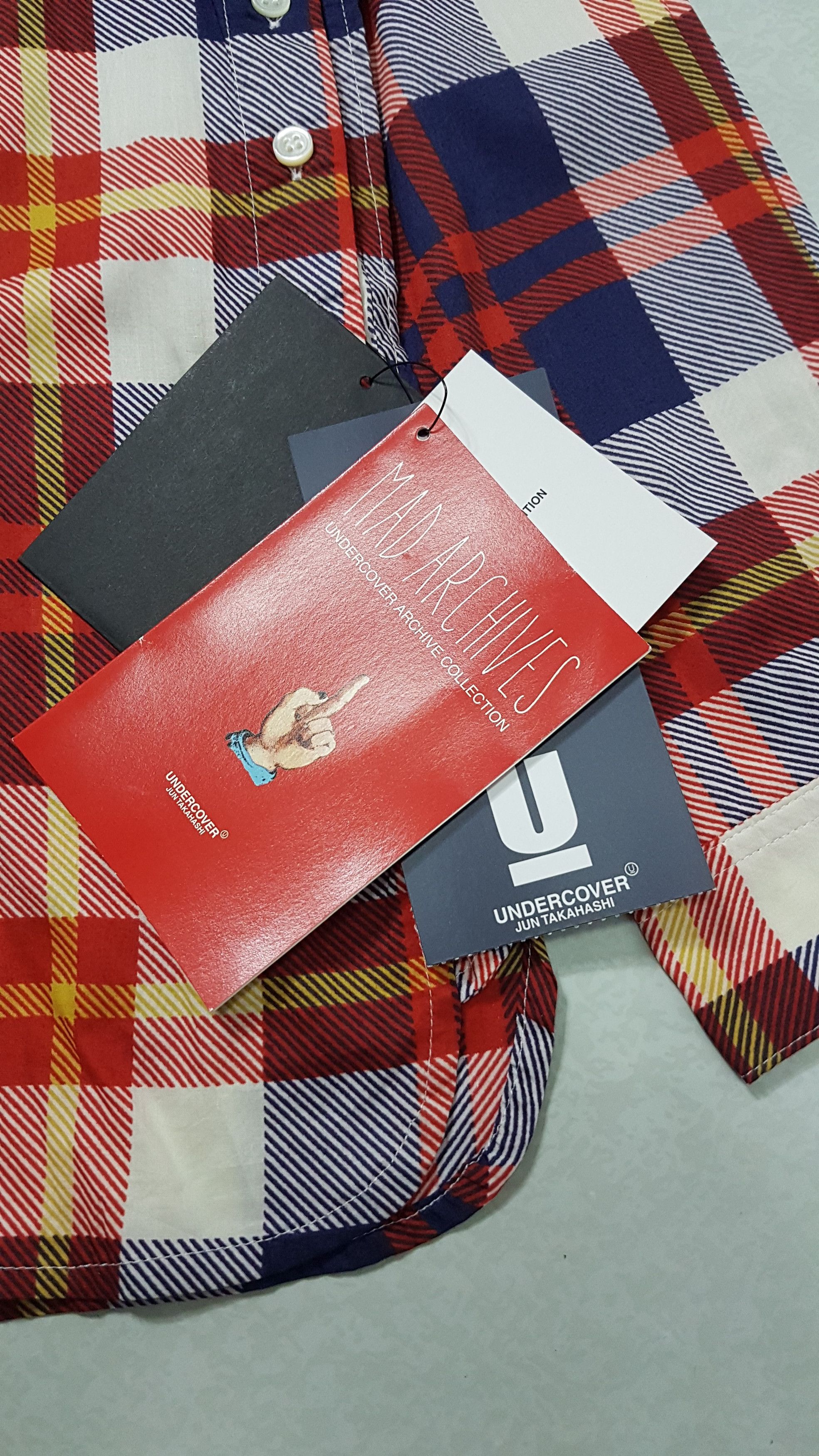 Jun Takahashi Undercover Autumn-Winter 2015 Pullover Check Shirt Size US M / EU 48-50 / 2 - 6 Thumbnail
