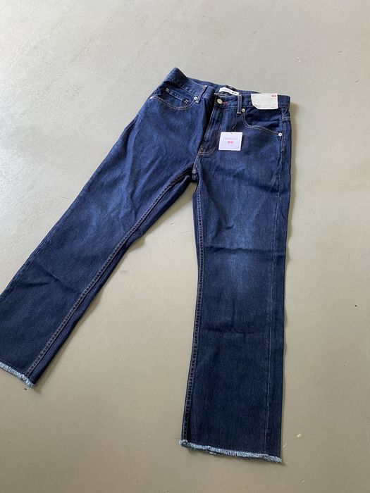 JW ANDERSON SHOE CUT JEANS