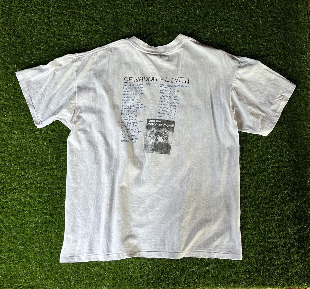 Band Tees × Vintage Vintage Tour 1995 SEBADOH Band Tshirt Size US XL / EU 56 / 4 - 7 Thumbnail