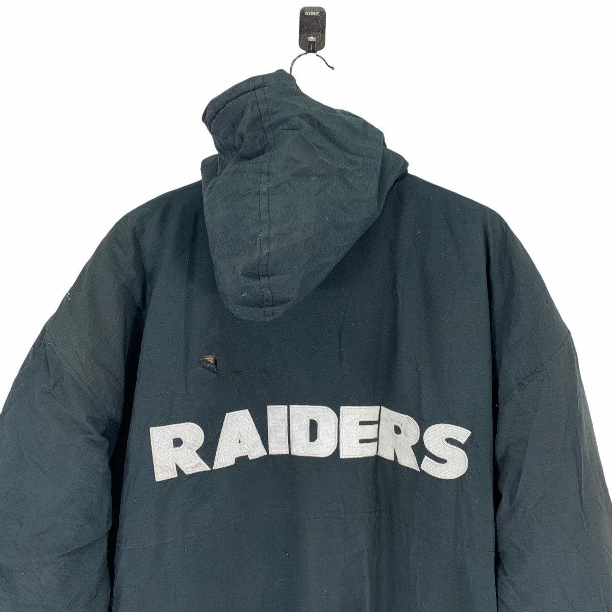 NFL × Vintage VINTAGE RAIDERS NFL BOMBER HOODIE JACKET SPORTSWEAR Size US L / EU 52-54 / 3 - 11 Thumbnail