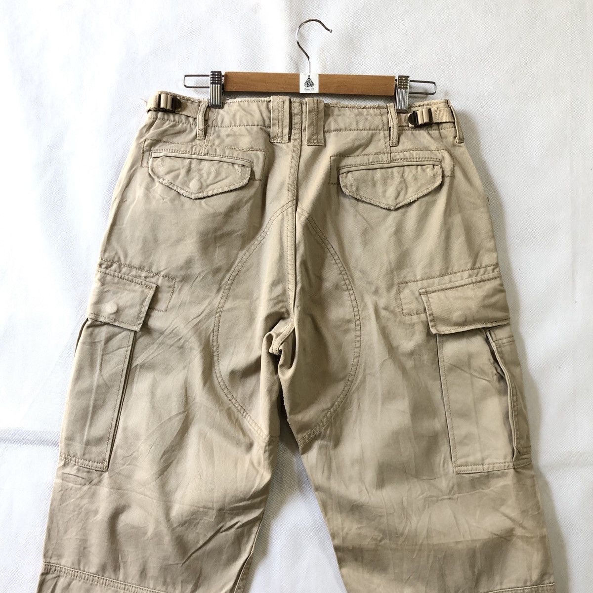 Polo Ralph Lauren × Ralph Lauren Polo Ralph Lauren Multipocket Distressed Design Cargo Pant Size US 32 / EU 48 - 15 Thumbnail