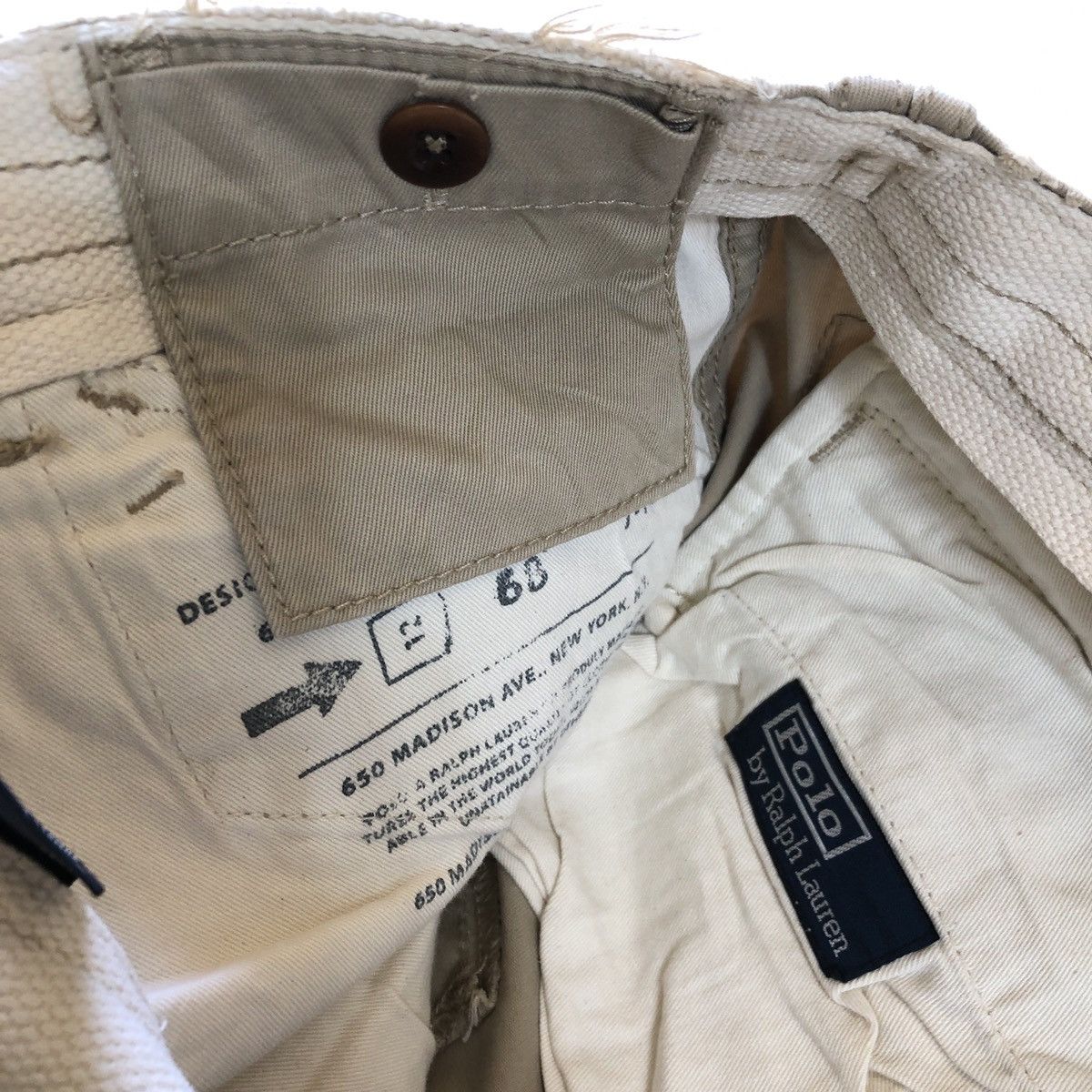 Polo Ralph Lauren × Ralph Lauren Polo Ralph Lauren Multipocket Distressed Design Cargo Pant Size US 32 / EU 48 - 12 Thumbnail