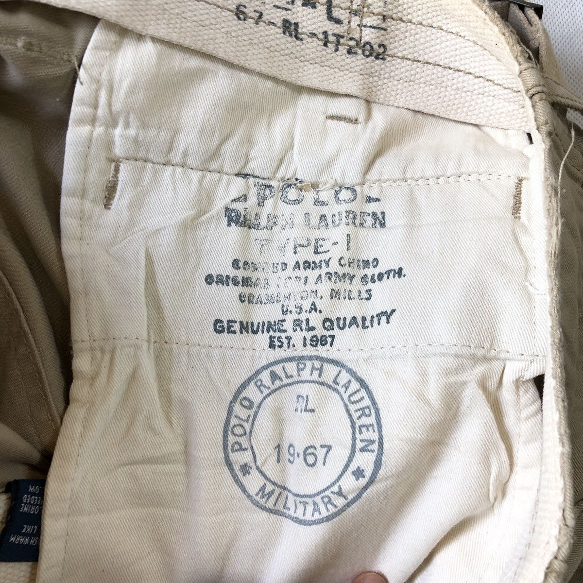 Polo Ralph Lauren × Ralph Lauren Polo Ralph Lauren Multipocket Distressed Design Cargo Pant Size US 32 / EU 48 - 14 Thumbnail