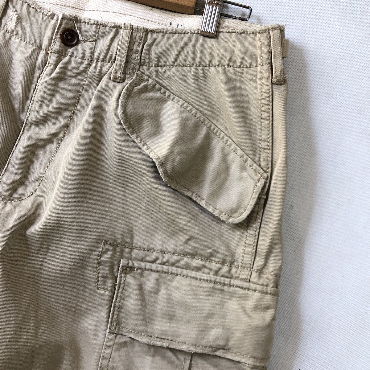 Polo Ralph Lauren × Ralph Lauren Polo Ralph Lauren Multipocket Distressed Design Cargo Pant Size US 32 / EU 48 - 7 Thumbnail