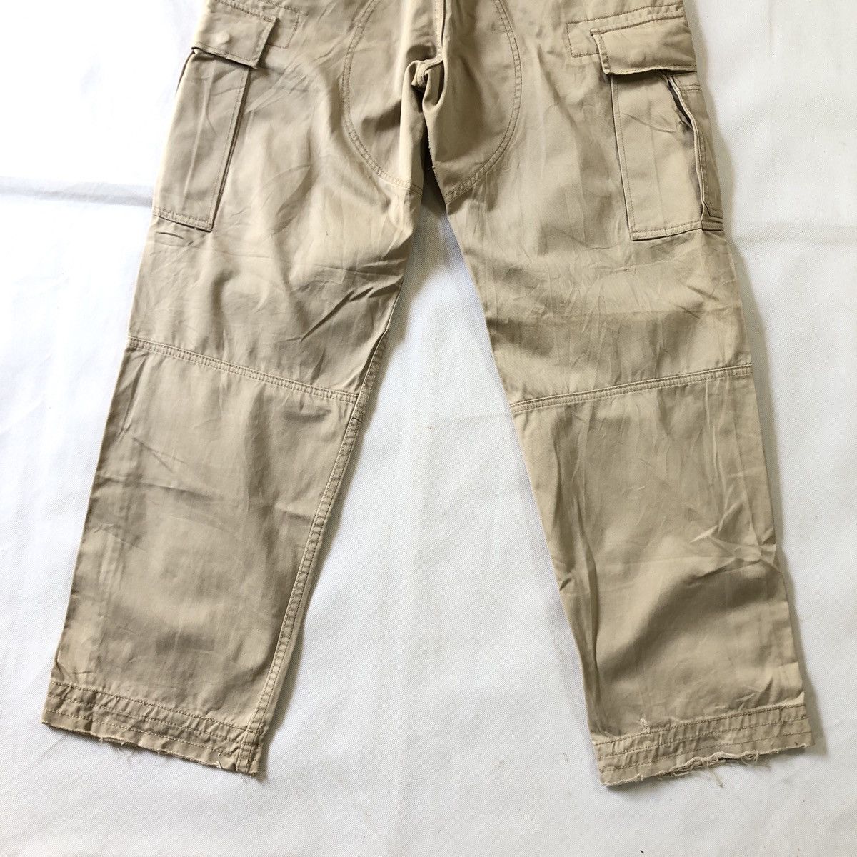 Polo Ralph Lauren × Ralph Lauren Polo Ralph Lauren Multipocket Distressed Design Cargo Pant Size US 32 / EU 48 - 16 Thumbnail