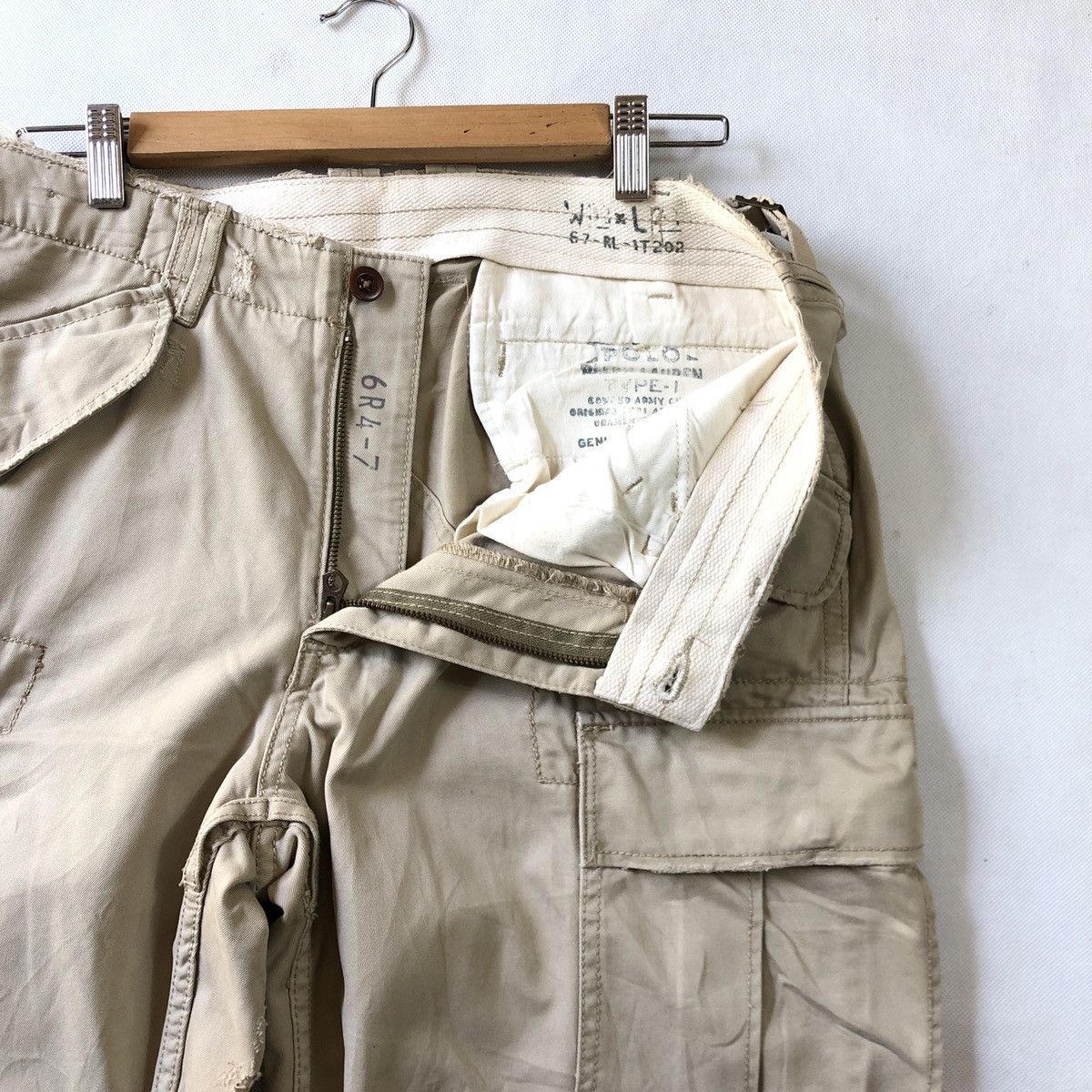 Polo Ralph Lauren × Ralph Lauren Polo Ralph Lauren Multipocket Distressed Design Cargo Pant Size US 32 / EU 48 - 8 Thumbnail