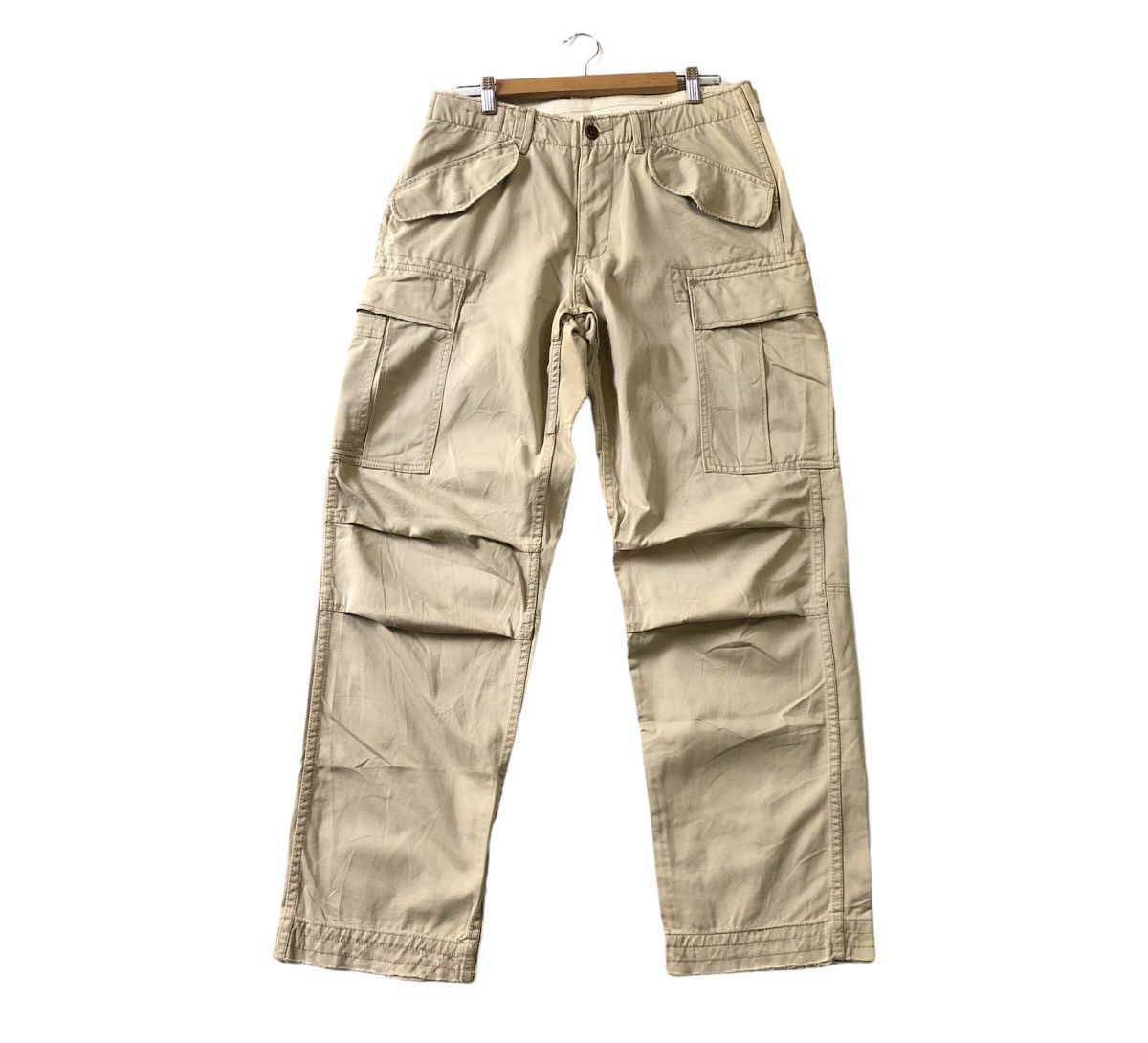 Polo Ralph Lauren × Ralph Lauren Polo Ralph Lauren Multipocket Distressed Design Cargo Pant Size US 32 / EU 48 - 1 Thumbnail