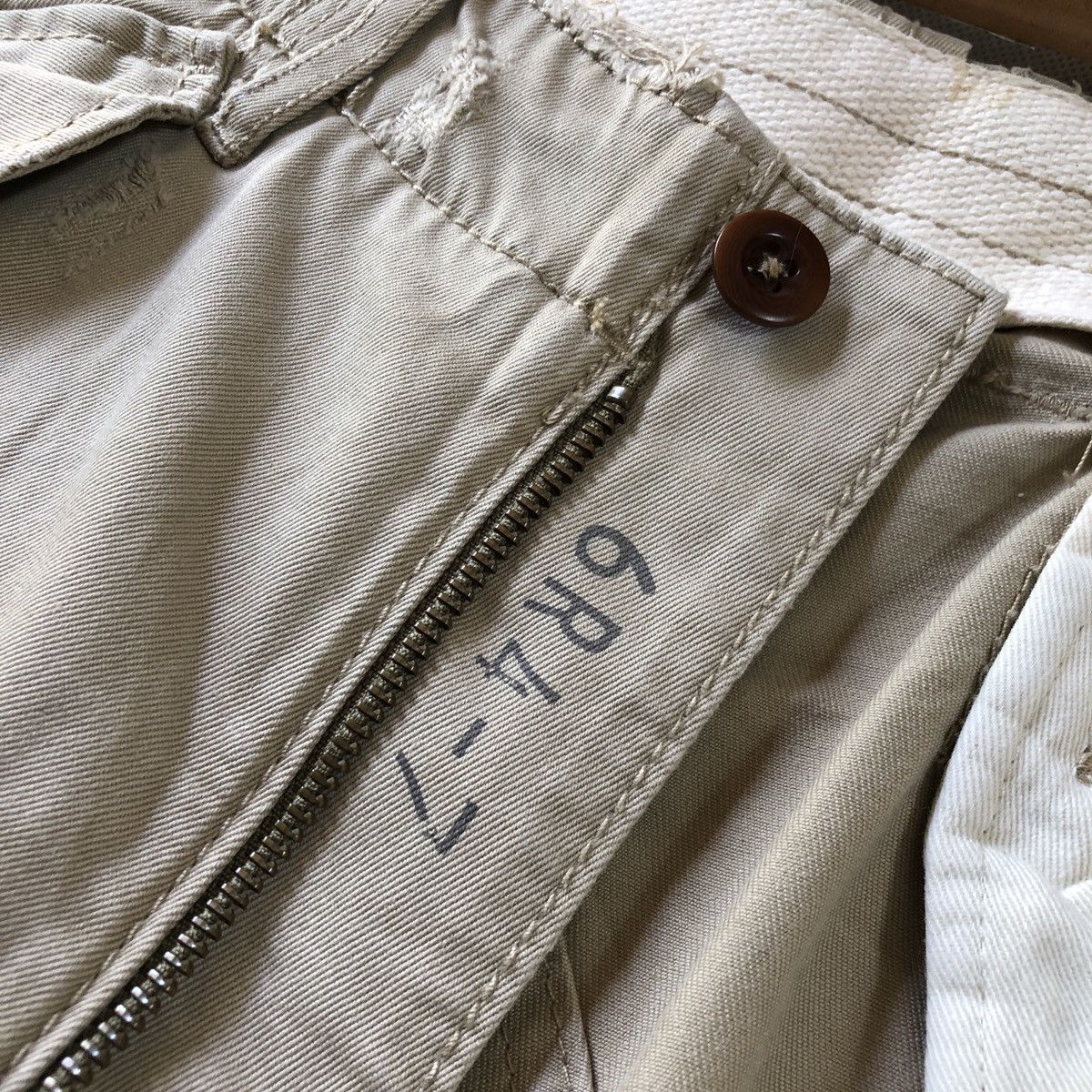 Polo Ralph Lauren × Ralph Lauren Polo Ralph Lauren Multipocket Distressed Design Cargo Pant Size US 32 / EU 48 - 9 Thumbnail