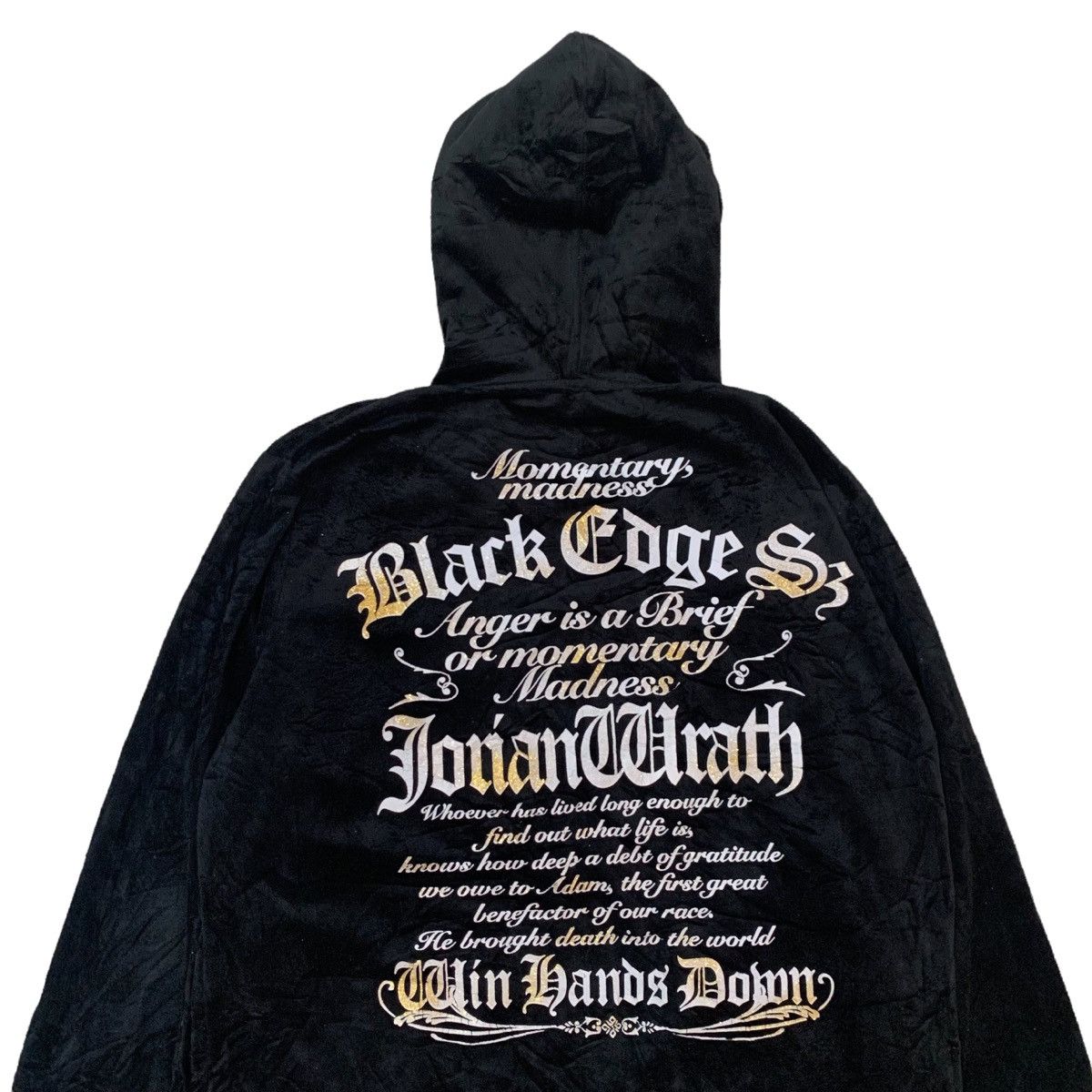 Japanese Brand ☠️Vintage Beaumere Velvet Skulls Design Hoodie Sweater Size US L / EU 52-54 / 3 - 7 Thumbnail