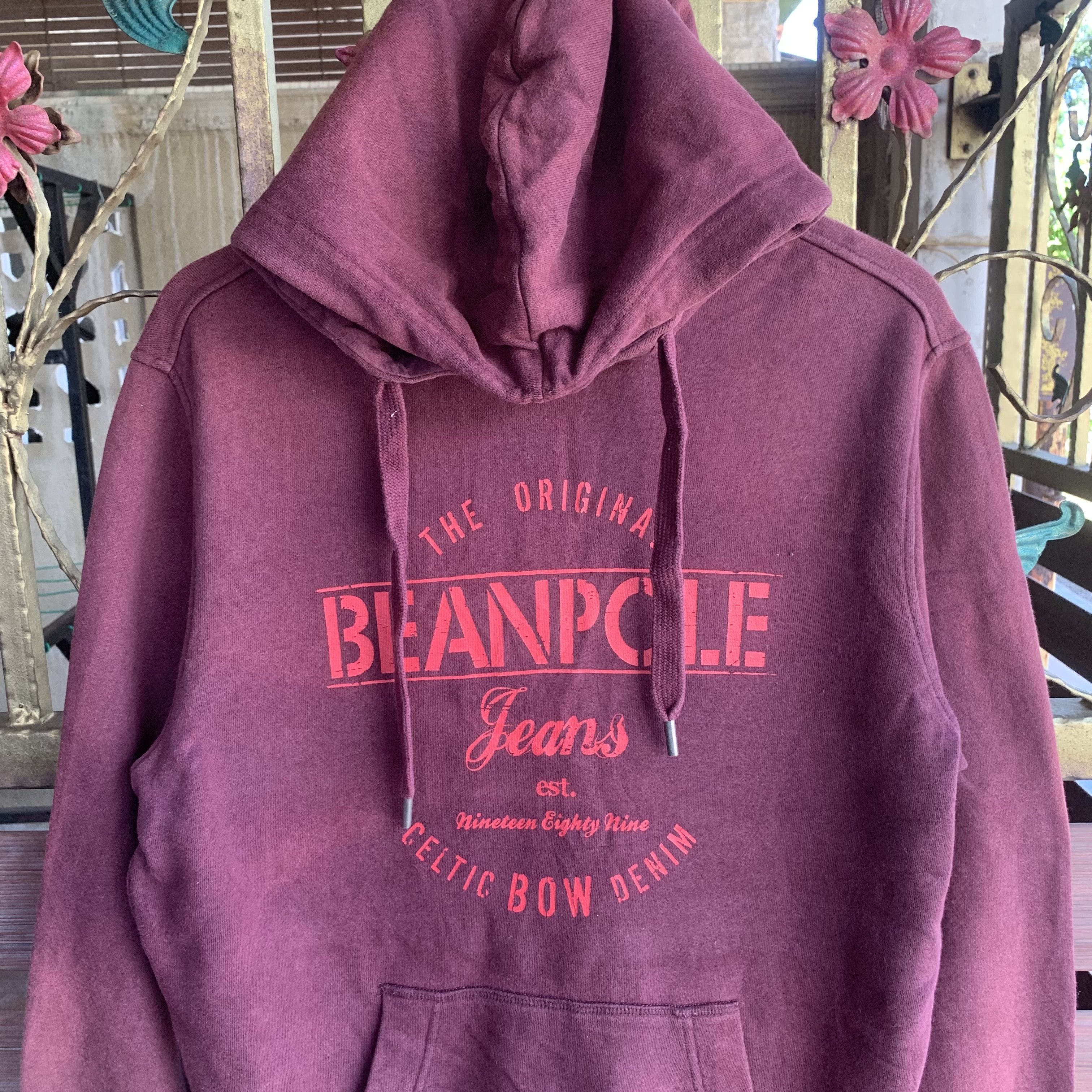 BEANPOLE Vintage Bean Pole Hoodie Faded Pullover Jumper Sweater Size US M / EU 48-50 / 2 - 2 Thumbnail