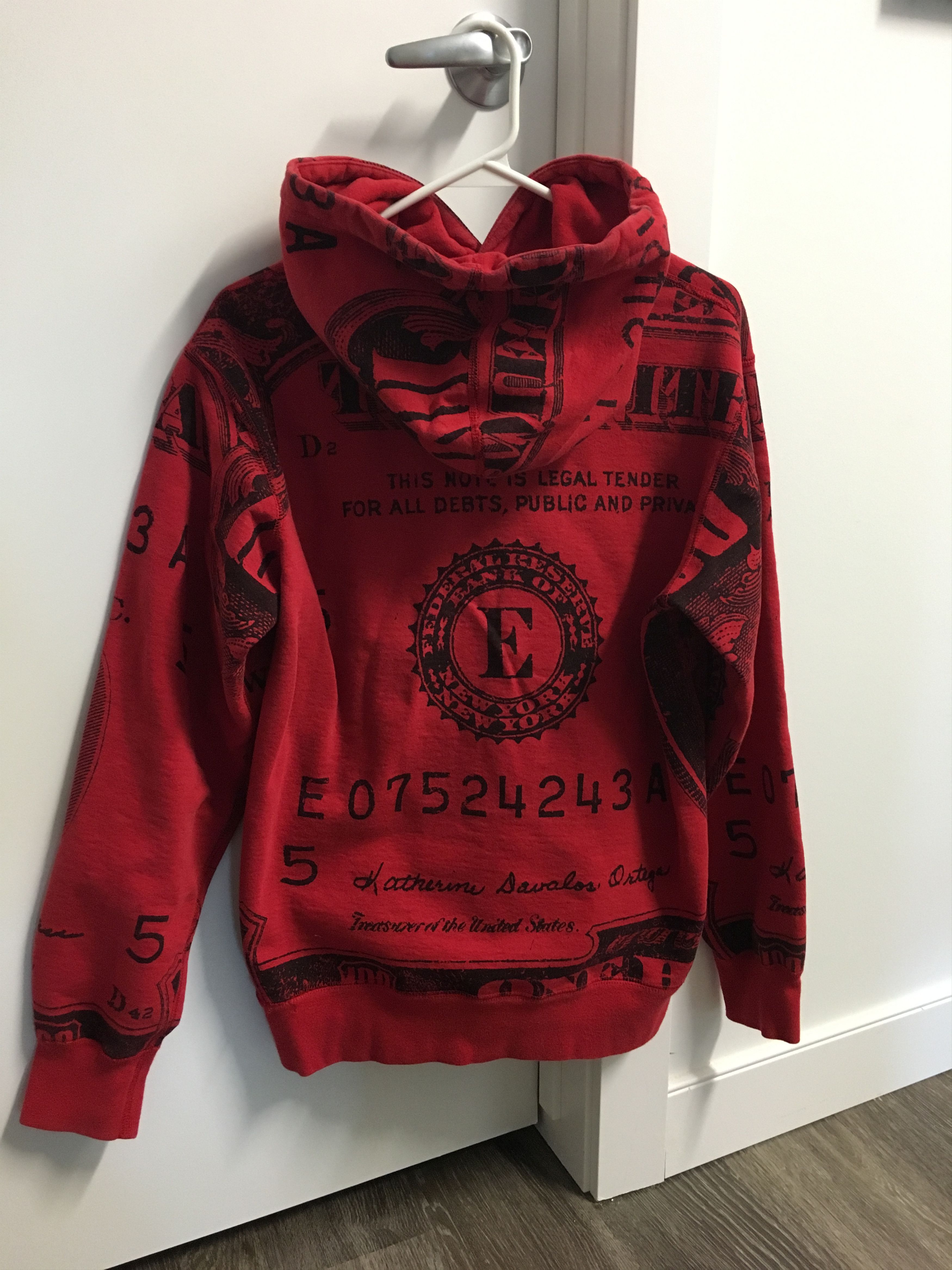 Supreme Money Hoodie Grailed