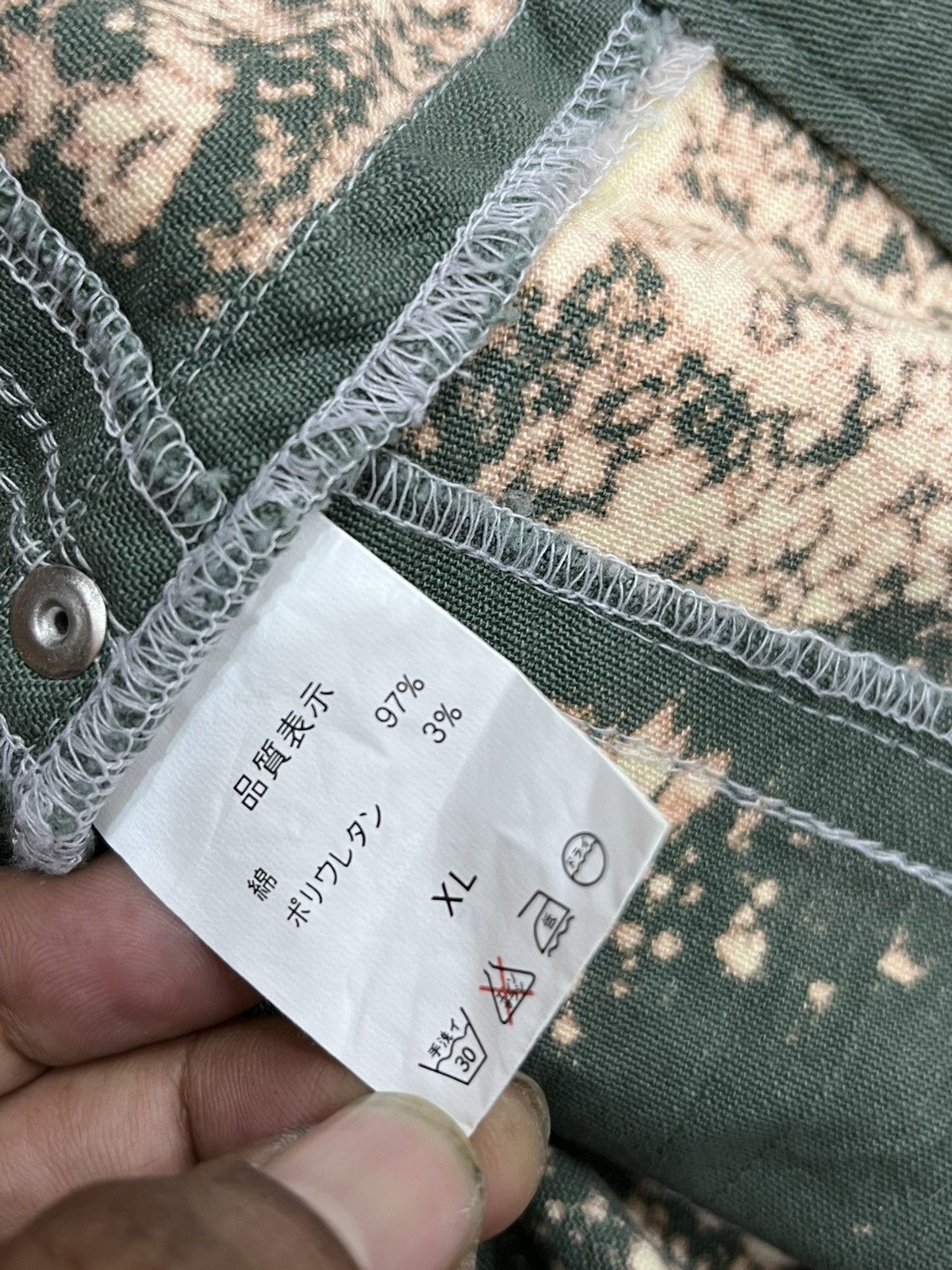 Japanese Brand K. CITRINE CHAKRA CUSTOM MADE ACID WASH STYLE Size US 33 - 8 Thumbnail