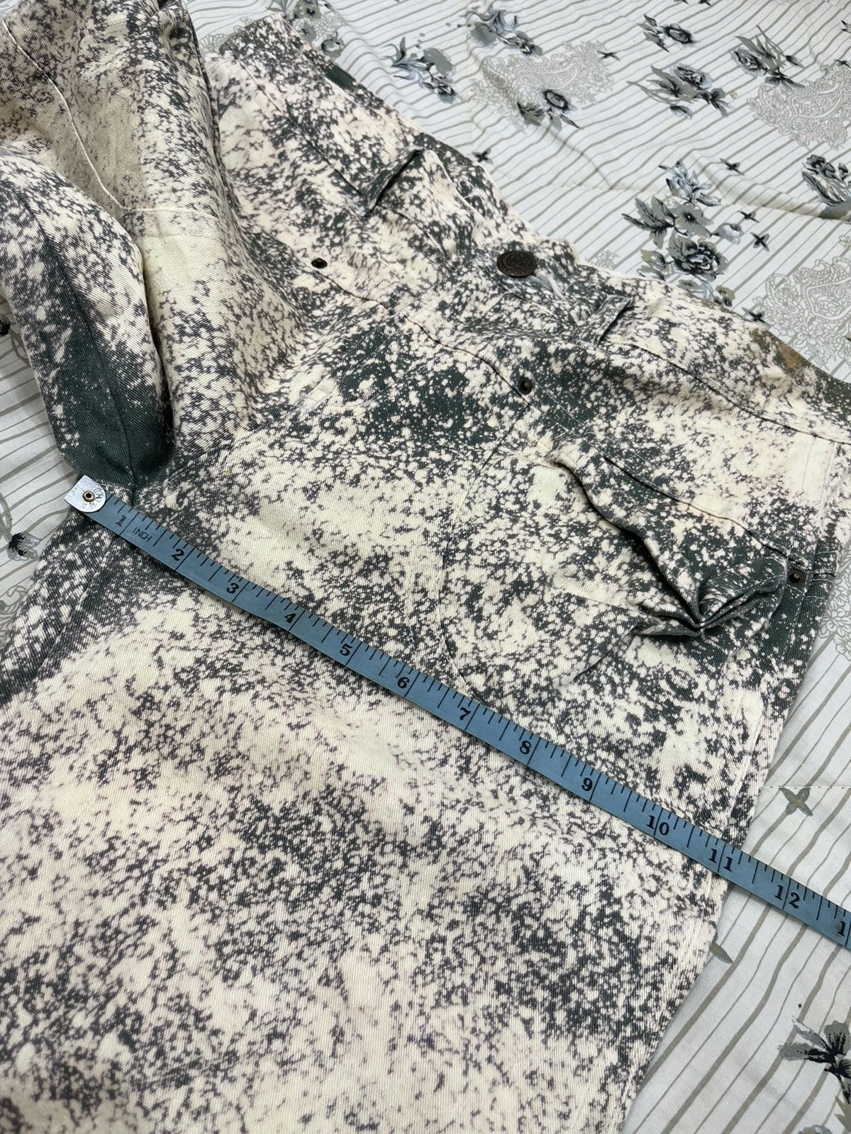 Japanese Brand K. CITRINE CHAKRA CUSTOM MADE ACID WASH STYLE Size US 33 - 13 Thumbnail