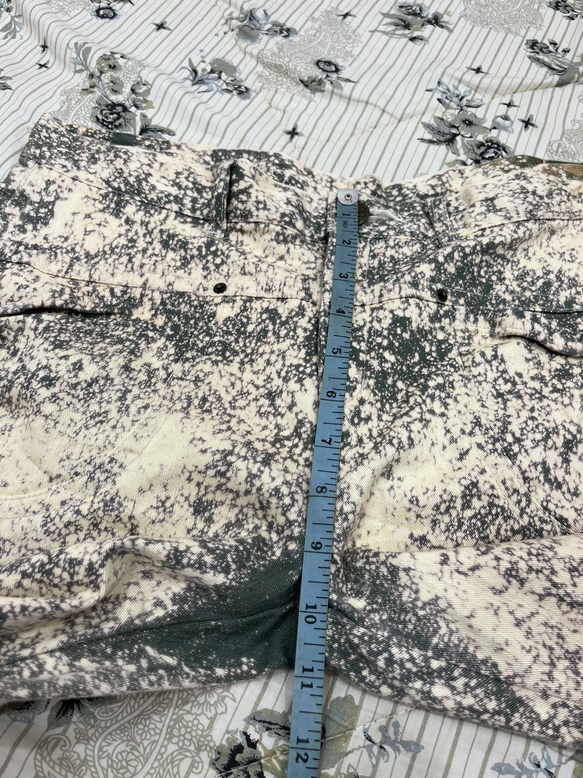 Japanese Brand K. CITRINE CHAKRA CUSTOM MADE ACID WASH STYLE Size US 33 - 12 Thumbnail