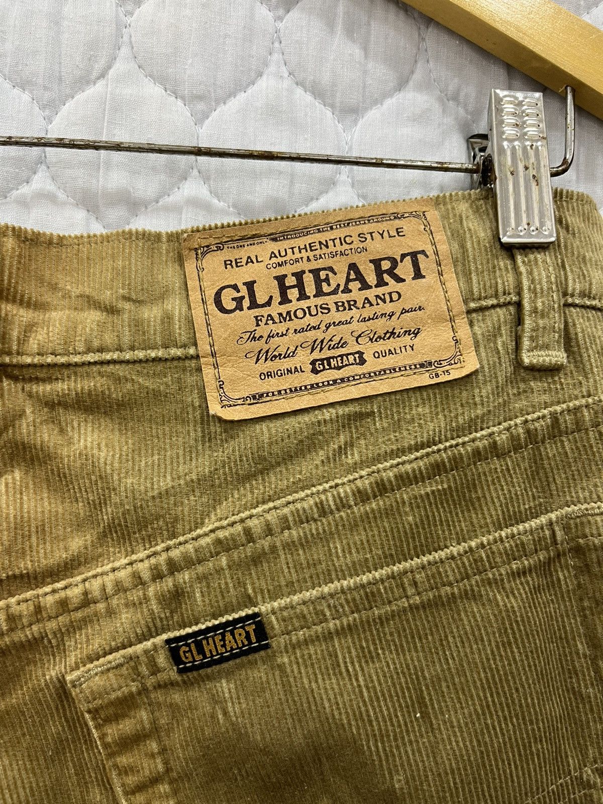 Vintage N. VINTAGE GL HEART BY BIG JOHN CORDUROY DENIM Size US 30 / EU 46 - 6 Thumbnail