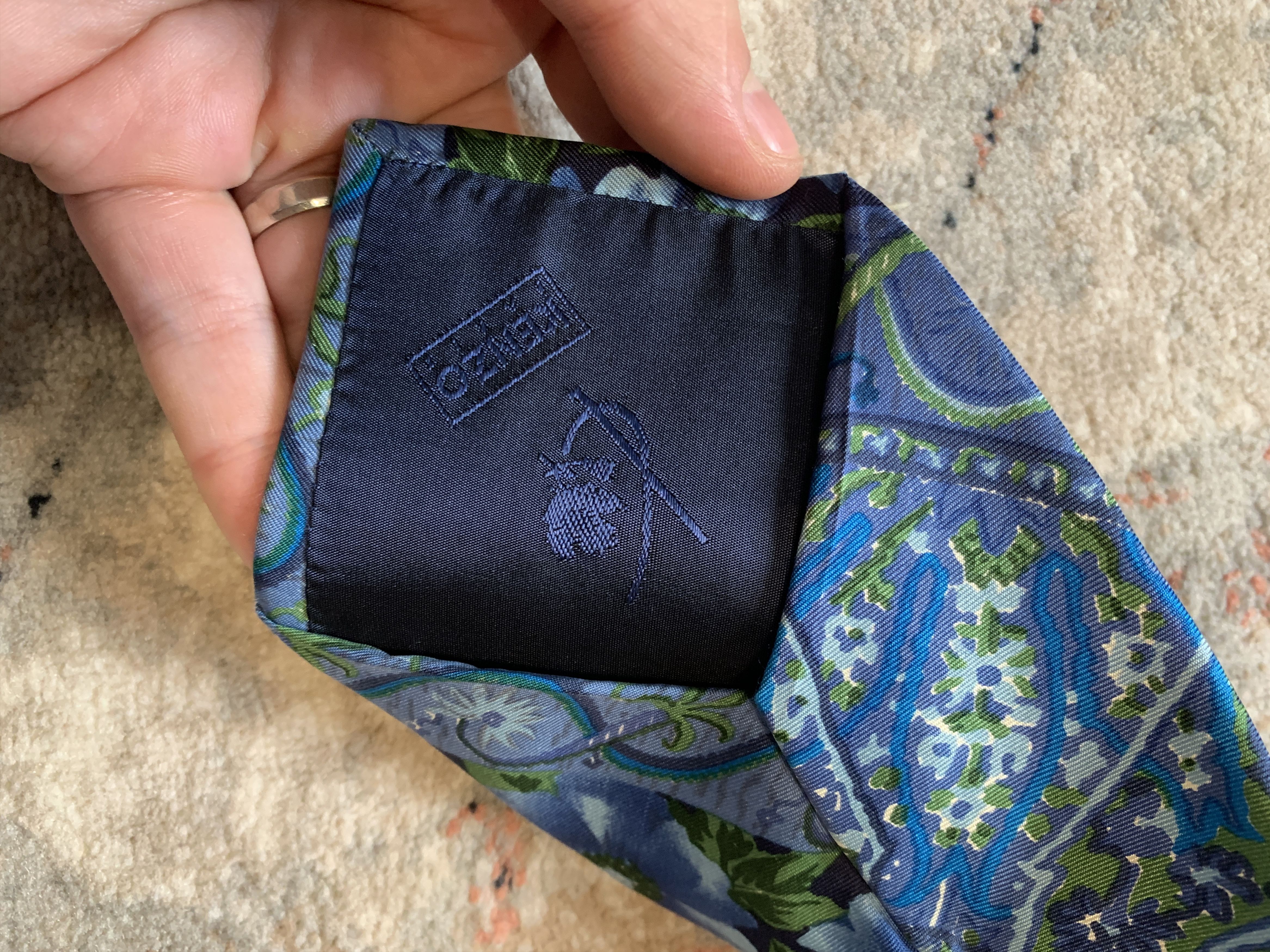 Kenzo Vintage Kenzo Silk Tie Size ONE SIZE - 3 Thumbnail