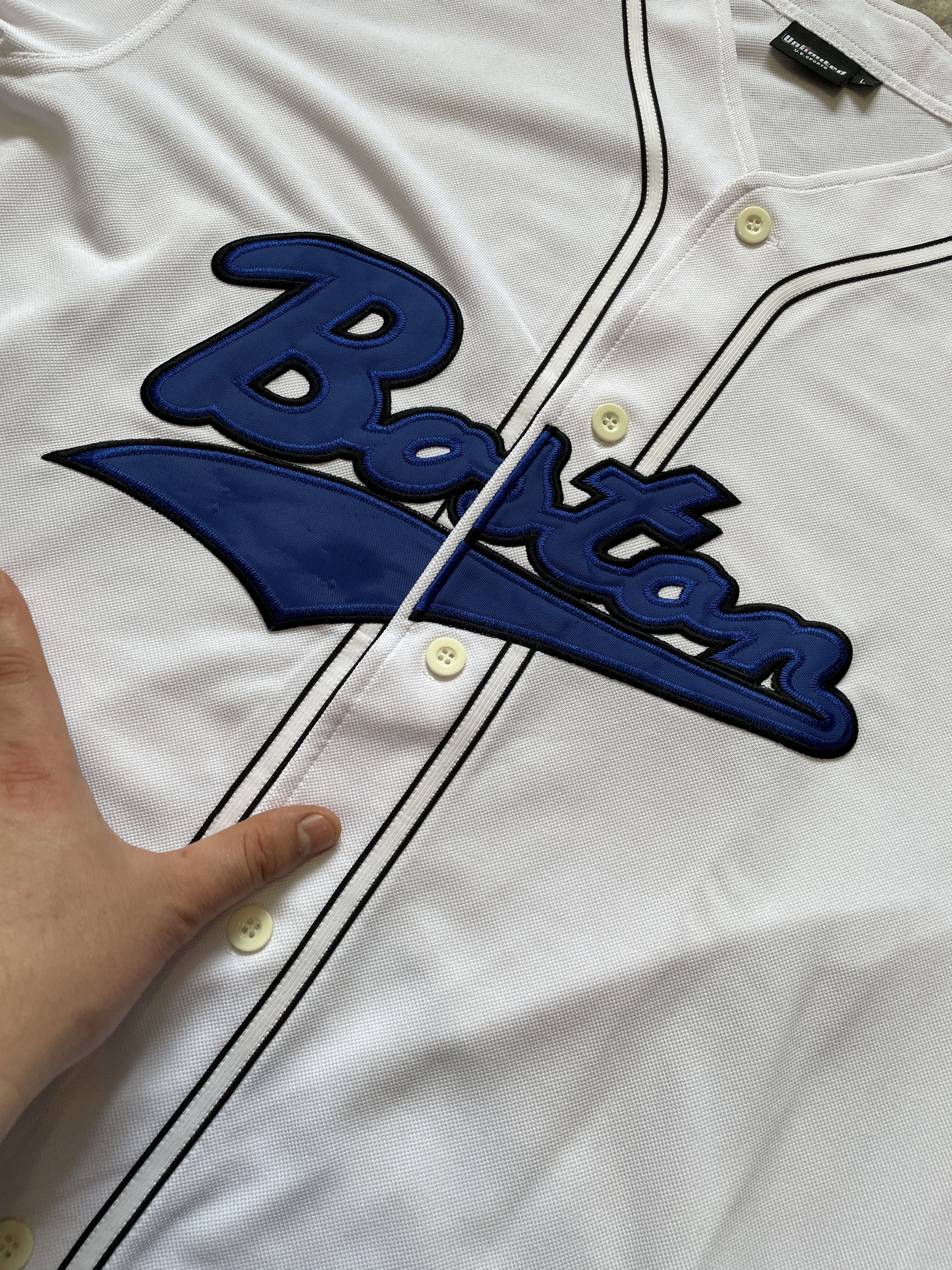 MLB Boston Red Sox Unlimited U.S. Sport Vintage Jersey Size US L / EU 52-54 / 3 - 4 Thumbnail