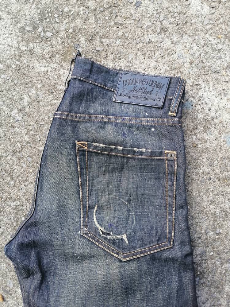Dsquared2 Dsquared2 Fly Button Distressed Denim Jeans Size US 33 - 3 Thumbnail