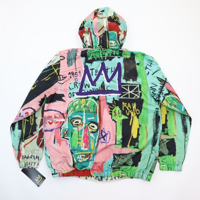 Members Only Jean-Michel Basquiat x Members Only AOP Windbreaker Jacket ...