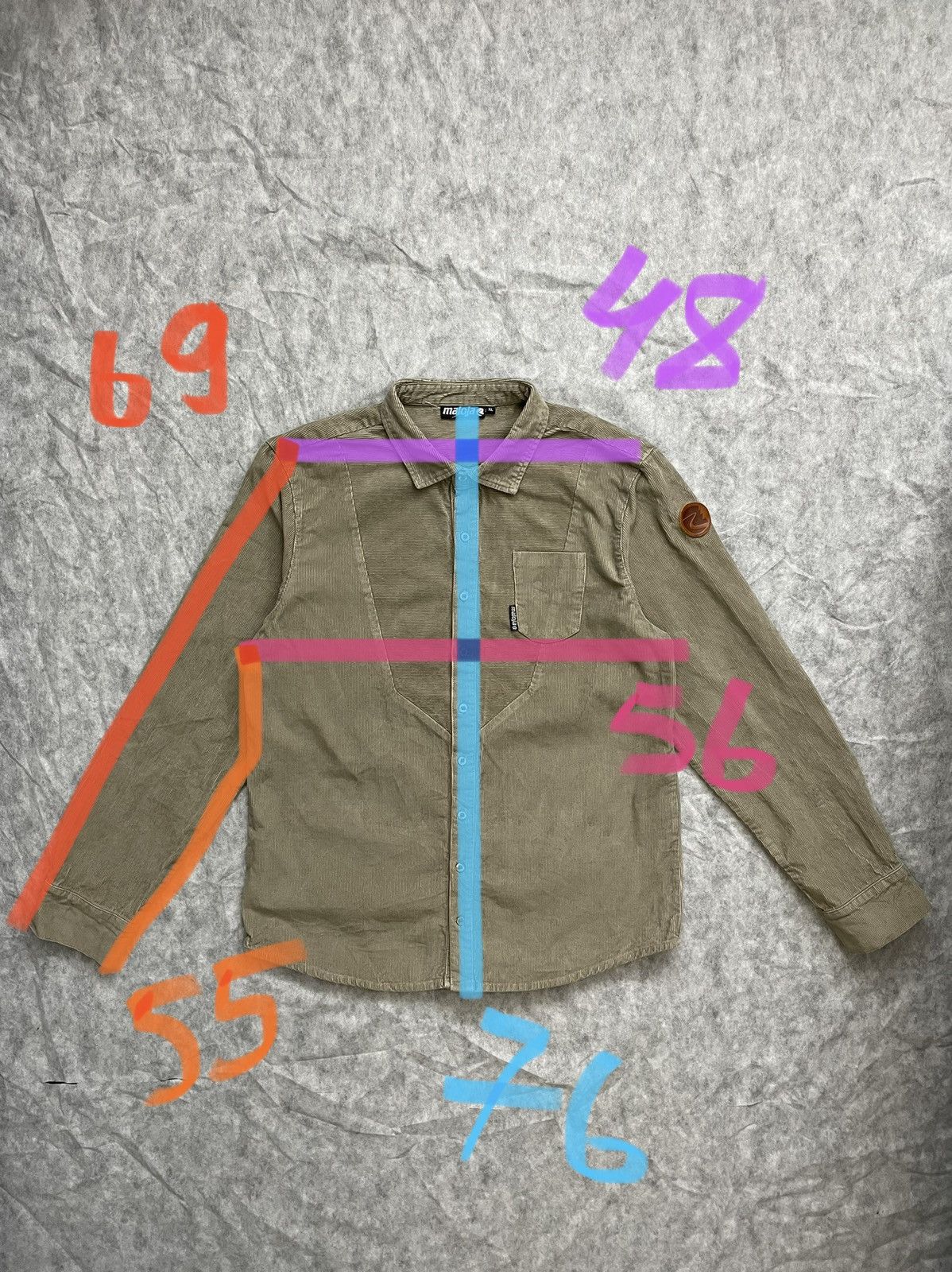 Maloja MALOJA MENS VELVET BEIGE SHIRT LONG SLEEVE SIZE XL Size US XL / EU 56 / 4 - 14 Thumbnail