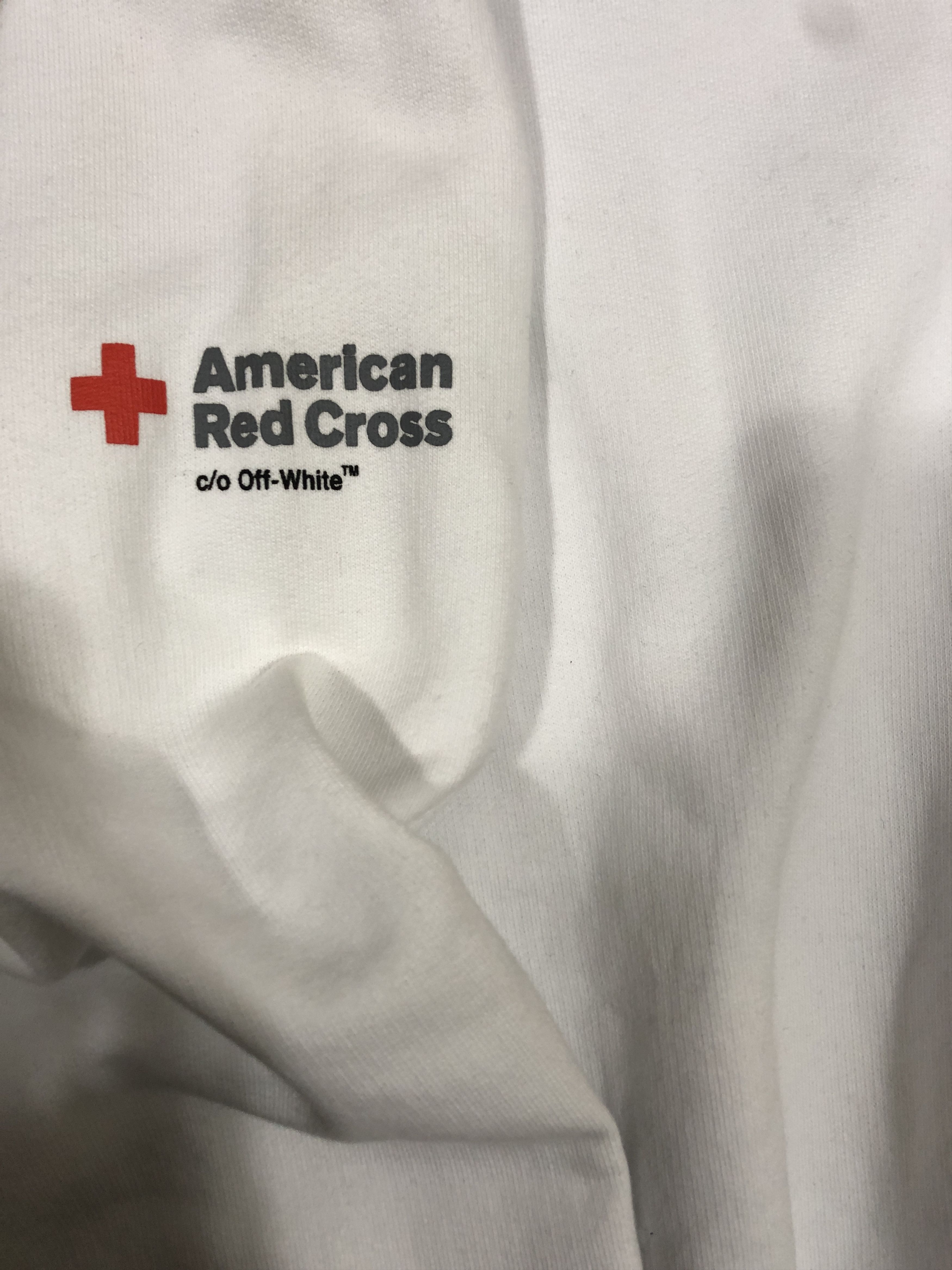 Off-White × Virgil Abloh Off-White X American Red Cross women's hoodie Size XS / US 0-2 / IT 36-38 - 2 Thumbnail