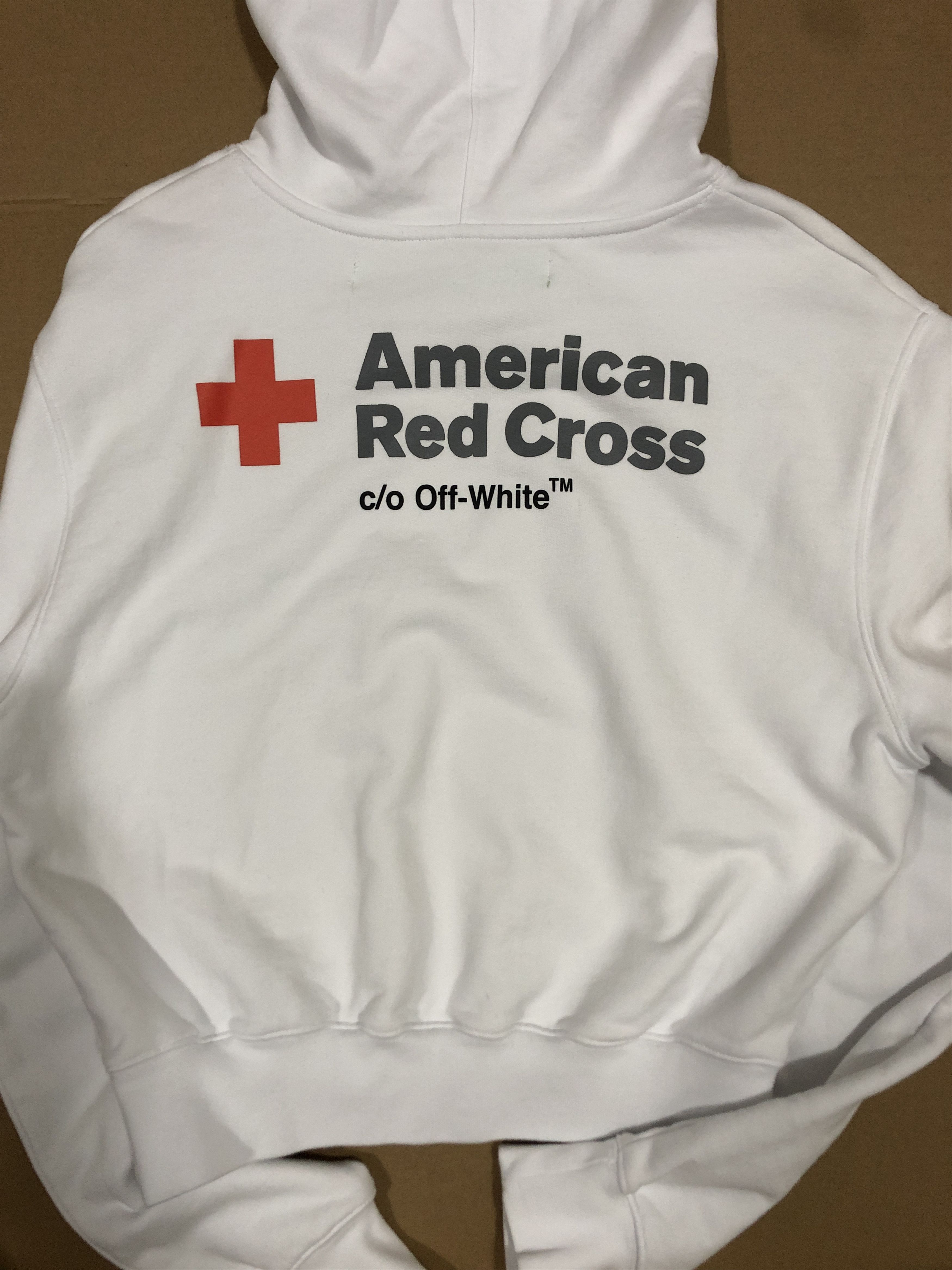 Off-White × Virgil Abloh Off-White X American Red Cross women's hoodie Size XS / US 0-2 / IT 36-38 - 9 Thumbnail