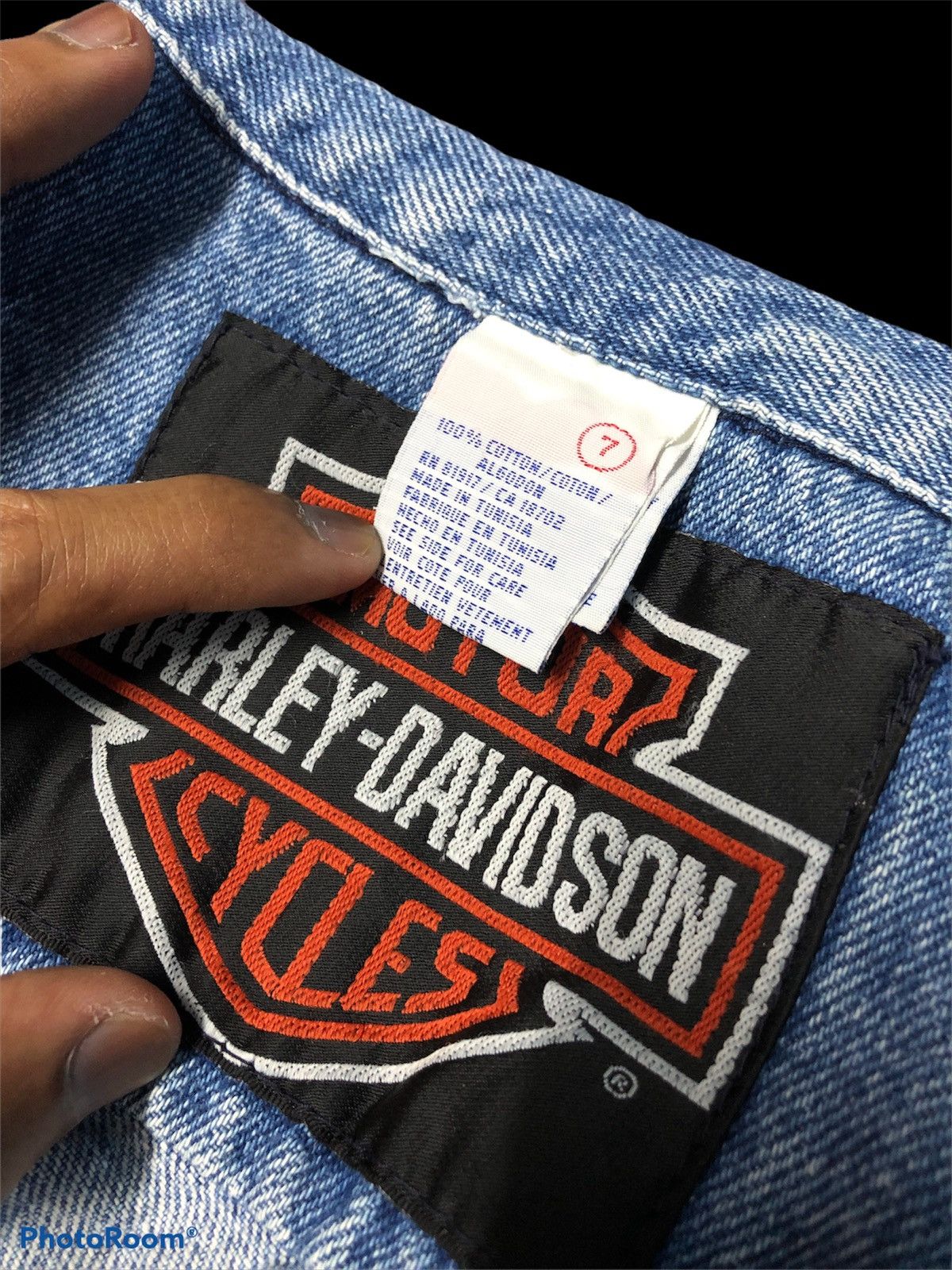 Harley Davidson × Vintage ‼️KIDS‼️VTGE SLEEVELESS TRUCKER JACKET Size US XXS / EU 40 - 5 Thumbnail